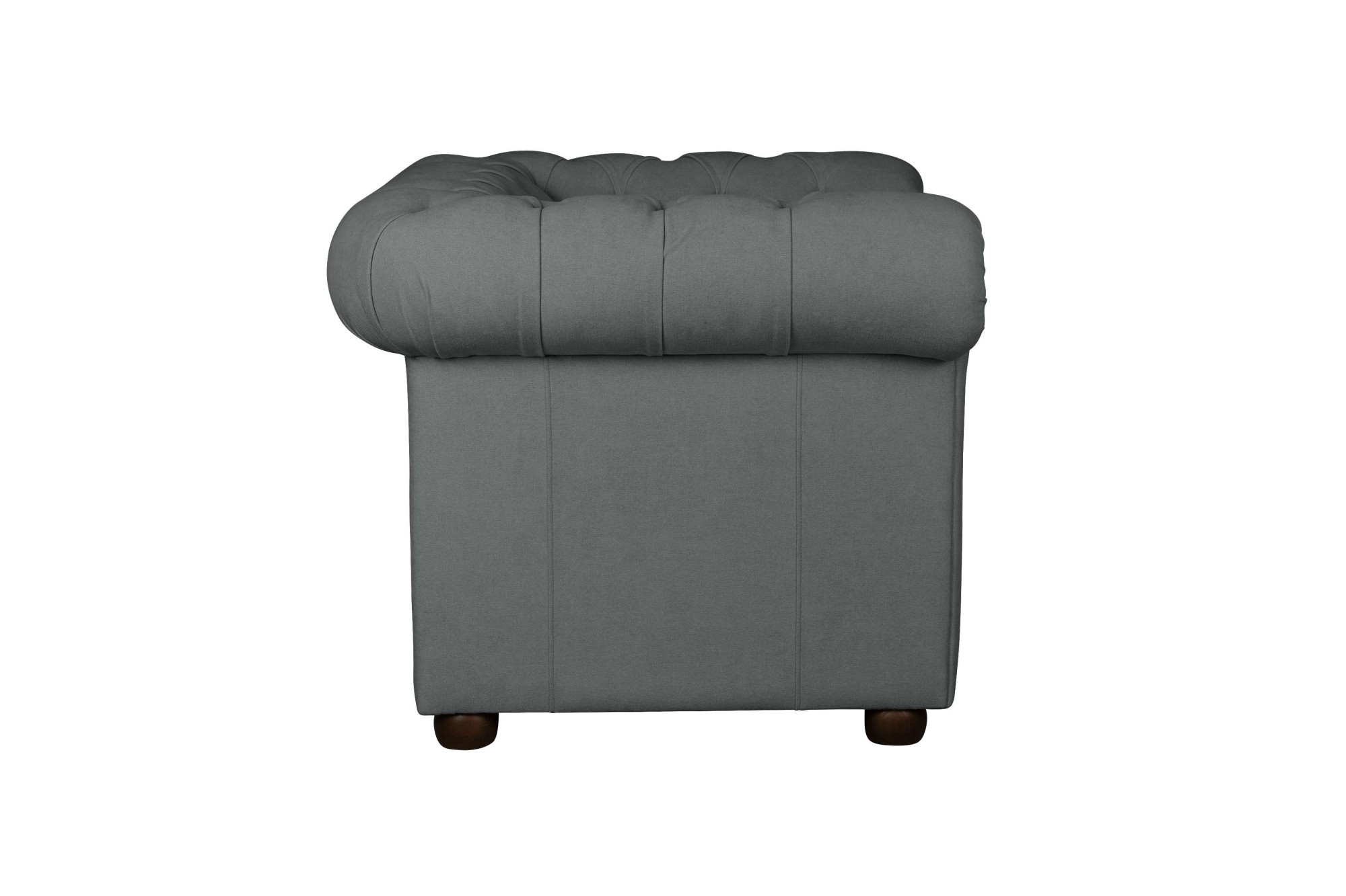 Home affaire Sessel »CHARENTE, Chesterfield, Wellenfederung, Masse B/T/H: 105/89/74 cm«, mit edler Knopfheftung und typischen Armlehnen