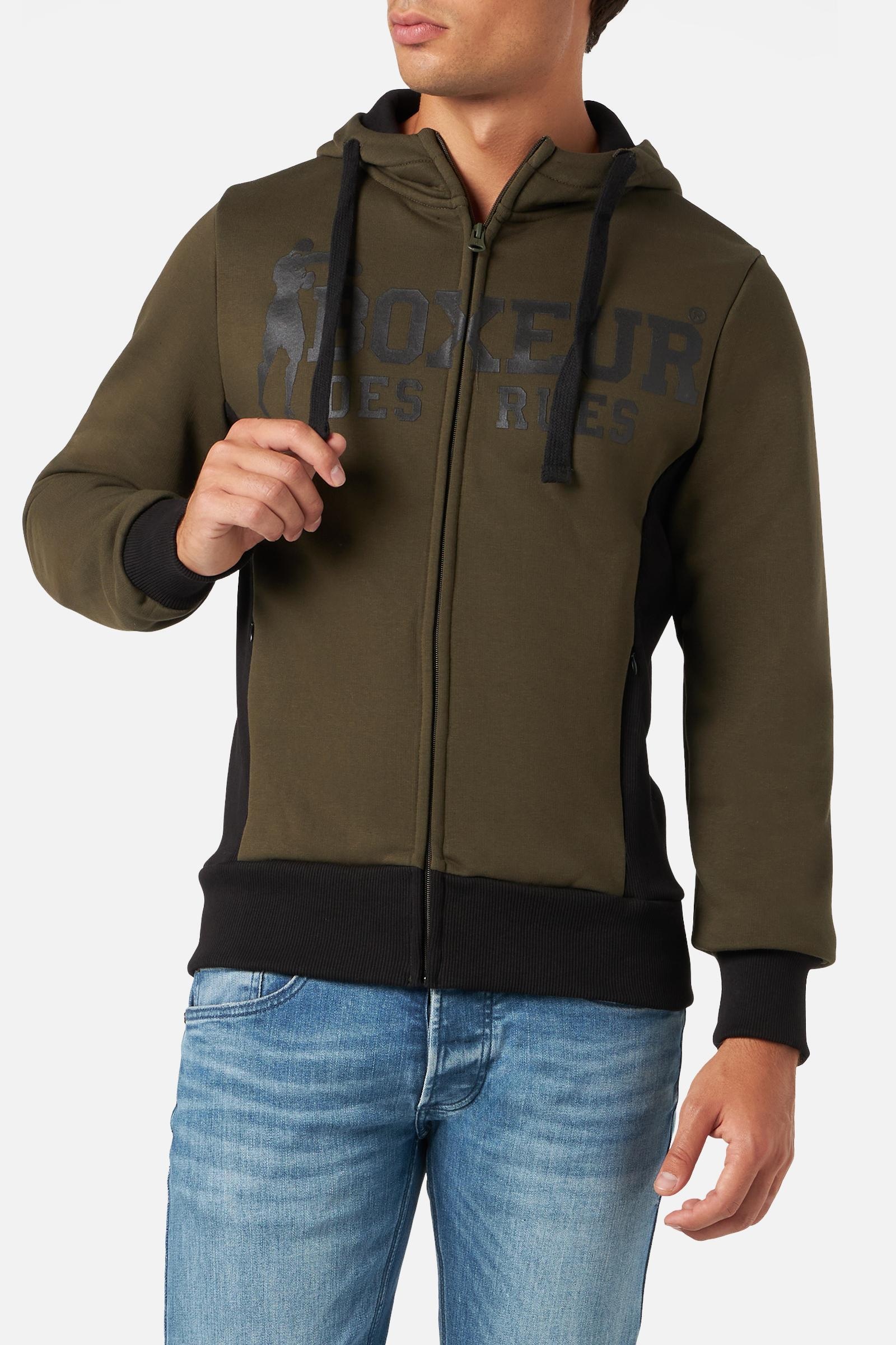 BOXEUR DES RUES Sweatjacke »BOXEUR DES RUES Sweatjacke Hooded Full Zip Sweatshirt«