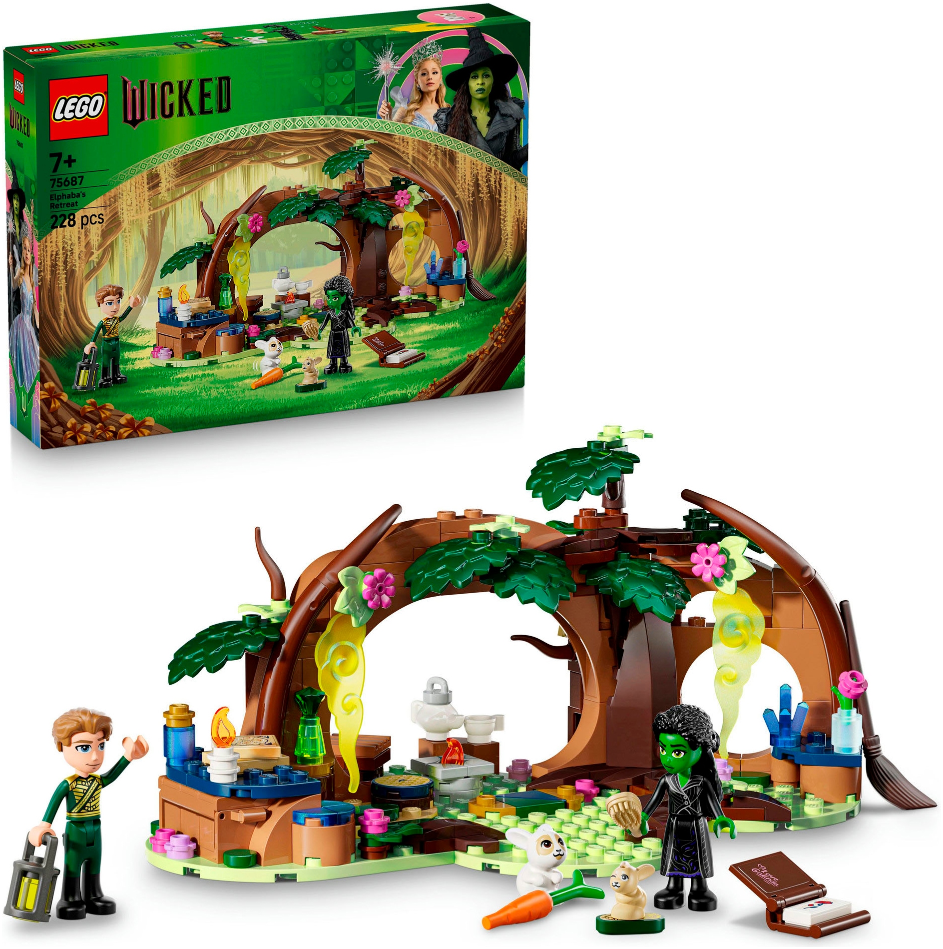 LEGO Konstruktionsspielsteine "Elphabas Versteck (75687), LEGO Wicked" Made in Europe