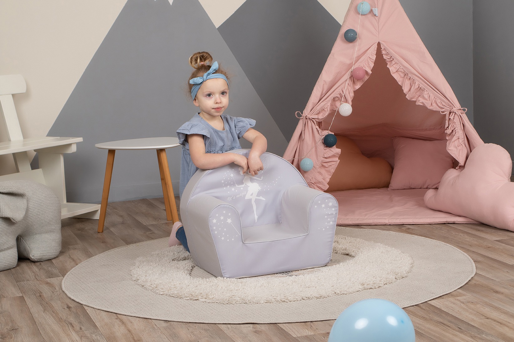 Kinder; Made »Fairy ✵ günstig Grey«, Europe in Jelmoli-Versand bestellen Knorrtoys® Sessel | für