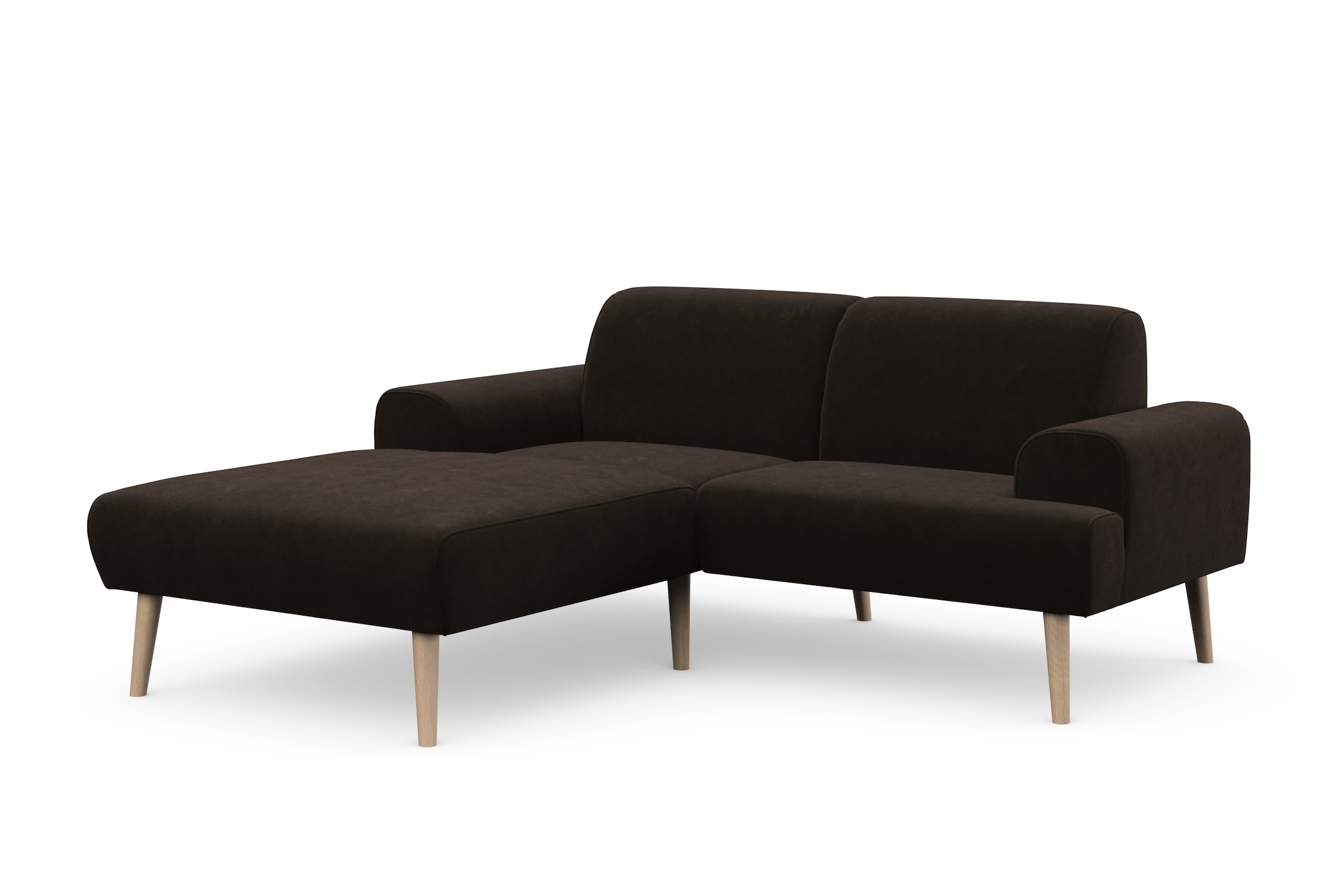 andas Ecksofa »Swift Scandic Design, komfortabler Federkern, Breite 192cm, L-Form«, Federkern-Polsterung, B/T/H: 192/83/176 cm