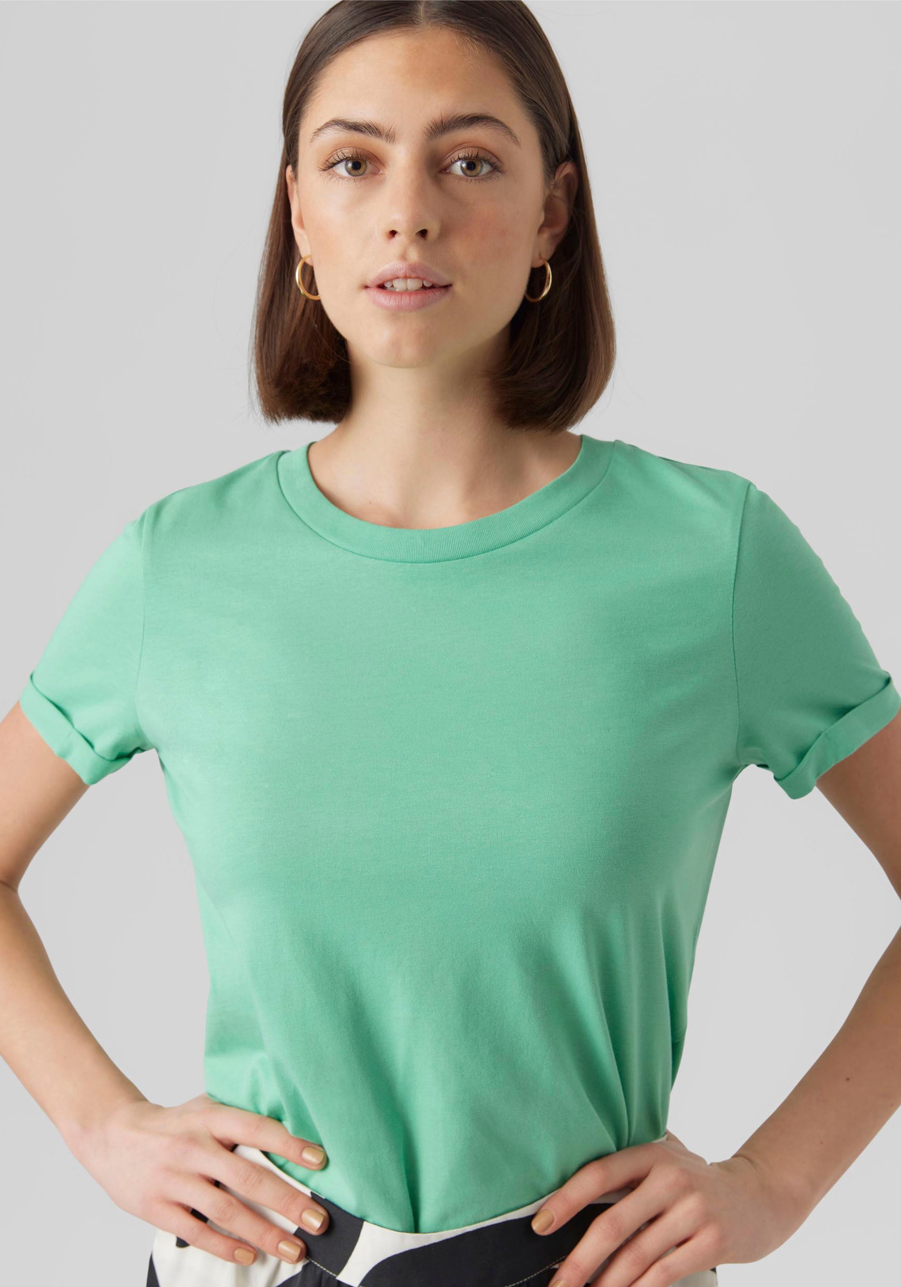 Vero S/S shoppen Kurzarmshirt bei Moda Jelmoli-Versand online »VMPAULA Schweiz T-SHIRT NOOS«