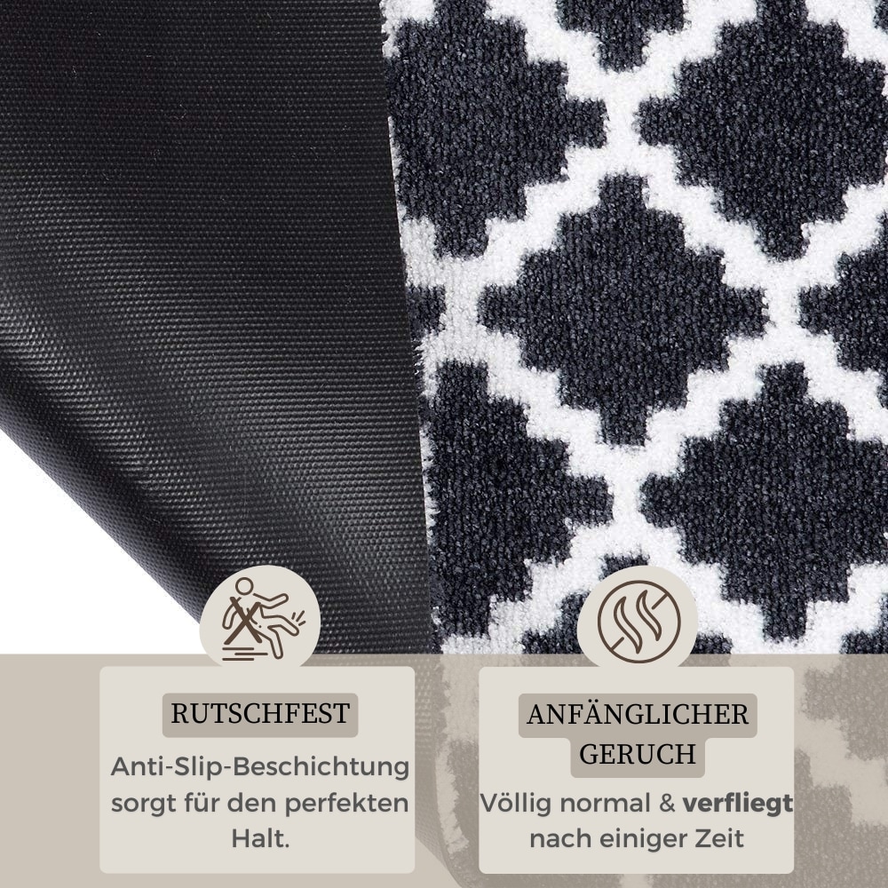 HANSE Home Fussmatte »Elegance, Türmatte«, rechteckig, 7 mm Höhe, Schmutzfangmatte, Innen und Aussen, Rutschfest, Wetterfest, Türmatte