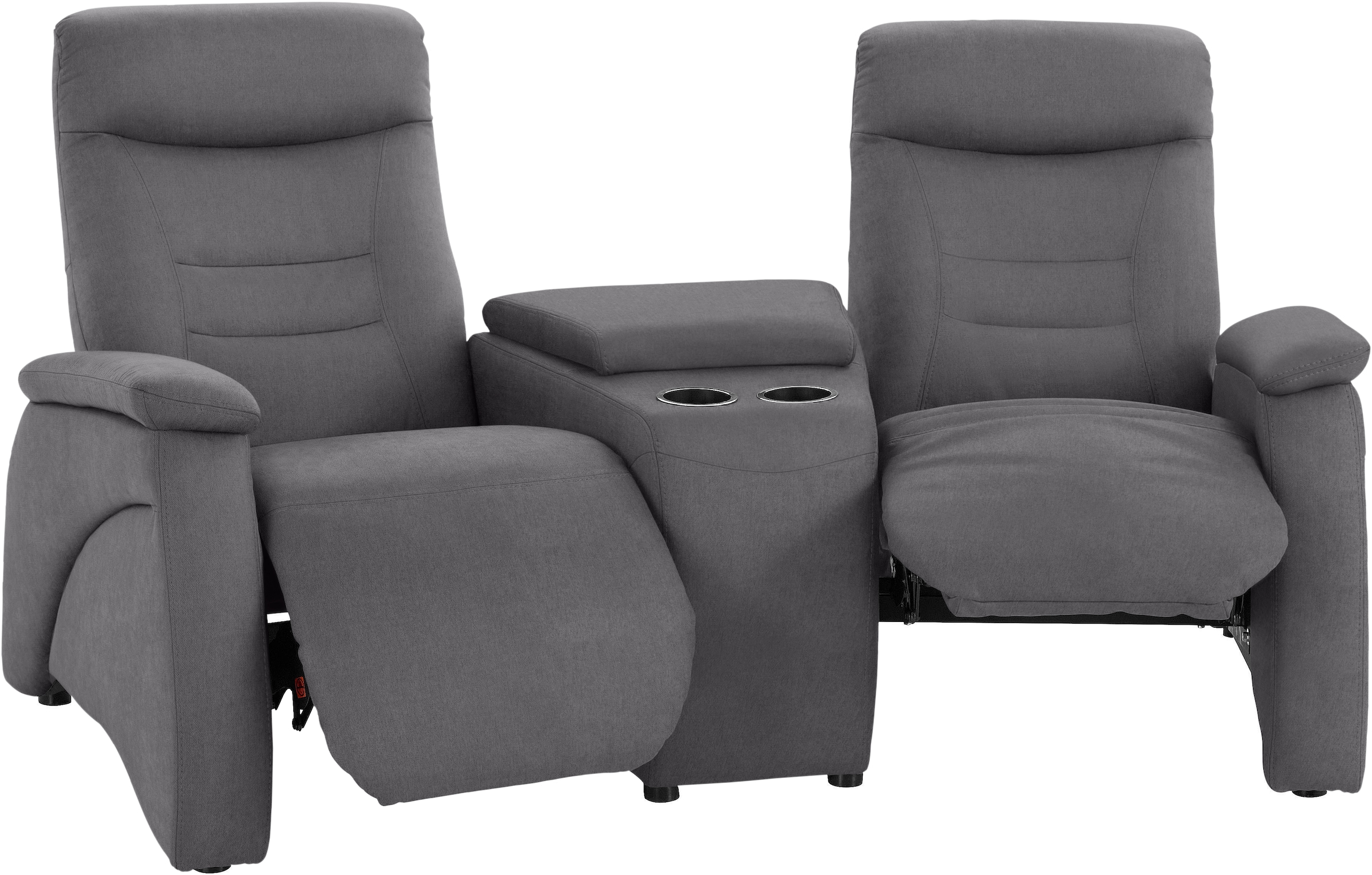 exxpo - sofa fashion 2,5-Sitzer »Ascoli, Kinosofa mit hohem Sitzkomfort, bequeme Armlehnen«, inkl. Relaxfunktion, mit Ablage und Staufach, hohe Rückenlehne