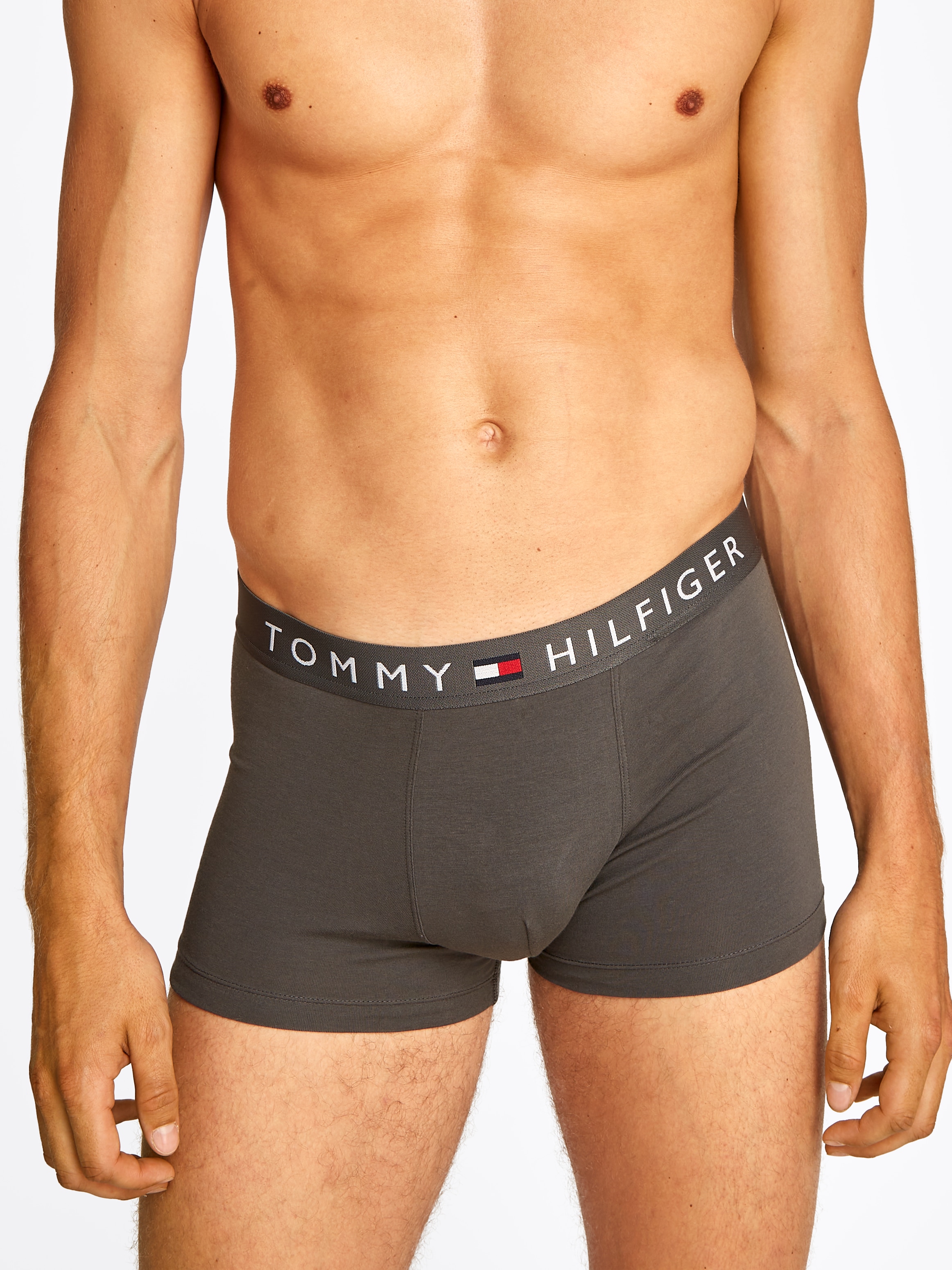 Tommy Hilfiger Underwear Trunk »3P TRUNK DTM«, (Packung, 3 St., 3er), mit Logobund