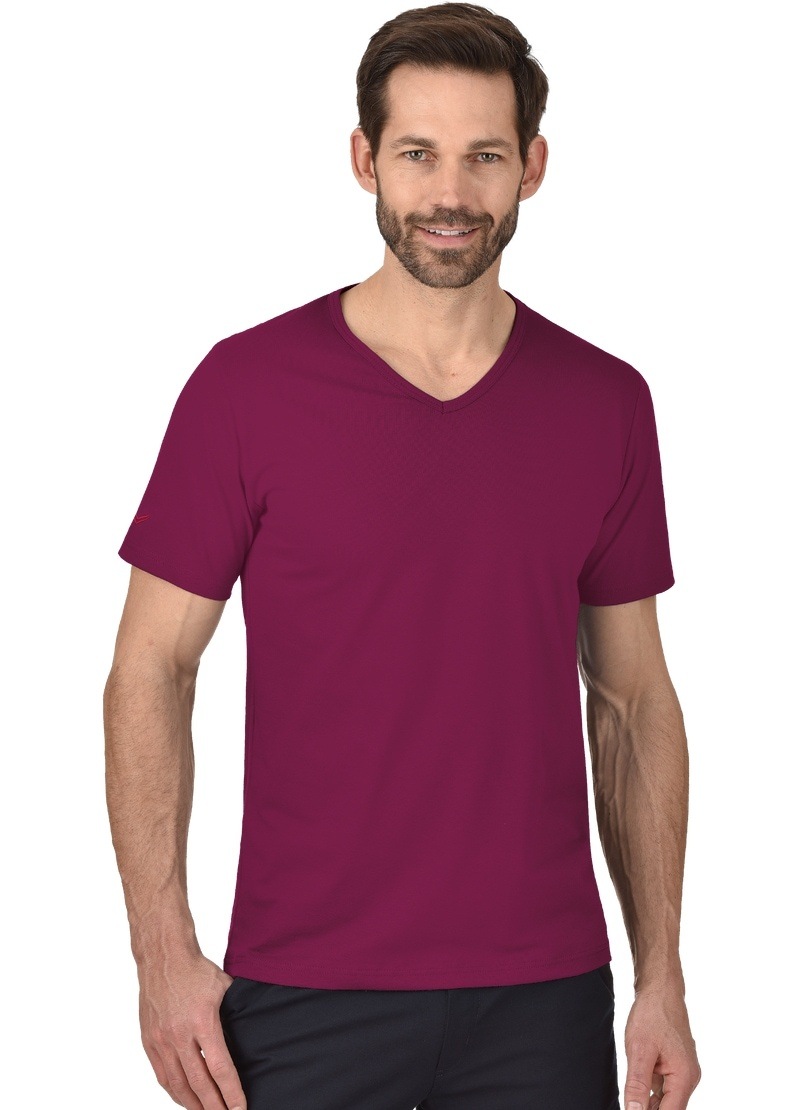 Trigema T-Shirt »TRIGEMA V-Shirt aus 100% Bio-Baumwolle (kbA)« 1 Stk.
