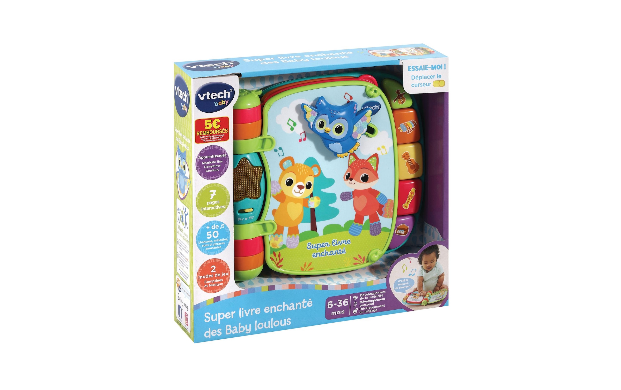 Vtech® Greifspielzeug »enchanté des Baby loulous bleu«