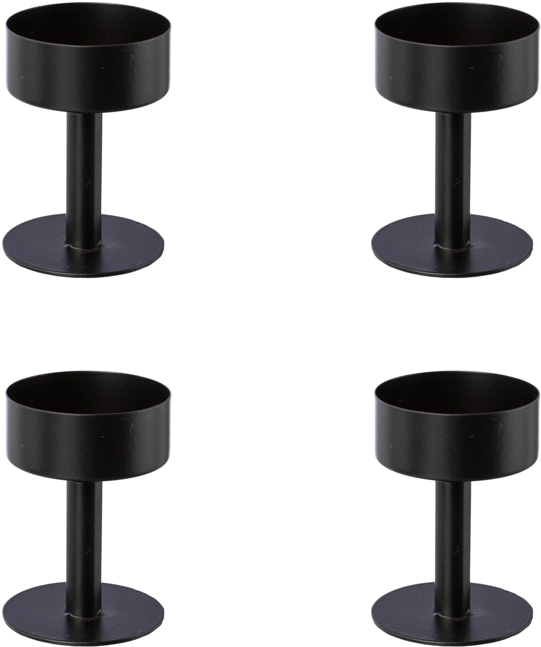 Creativ deco Kerzenhalter, (4 St.), für Stumpenkerzen, 4er Set, Ø 4,5 cm  online kaufen | Jelmoli-Versand