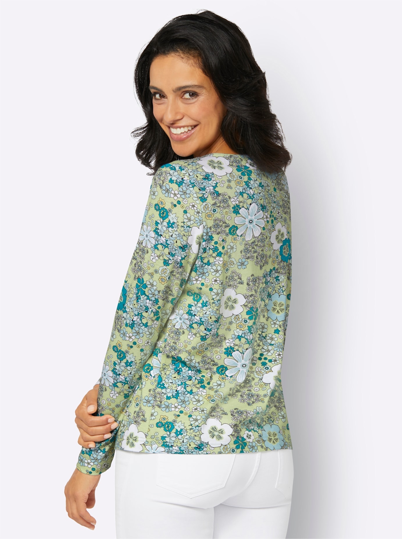 Inspirationen Print-Shirt »Druck-Shirt«, (1 tlg.)