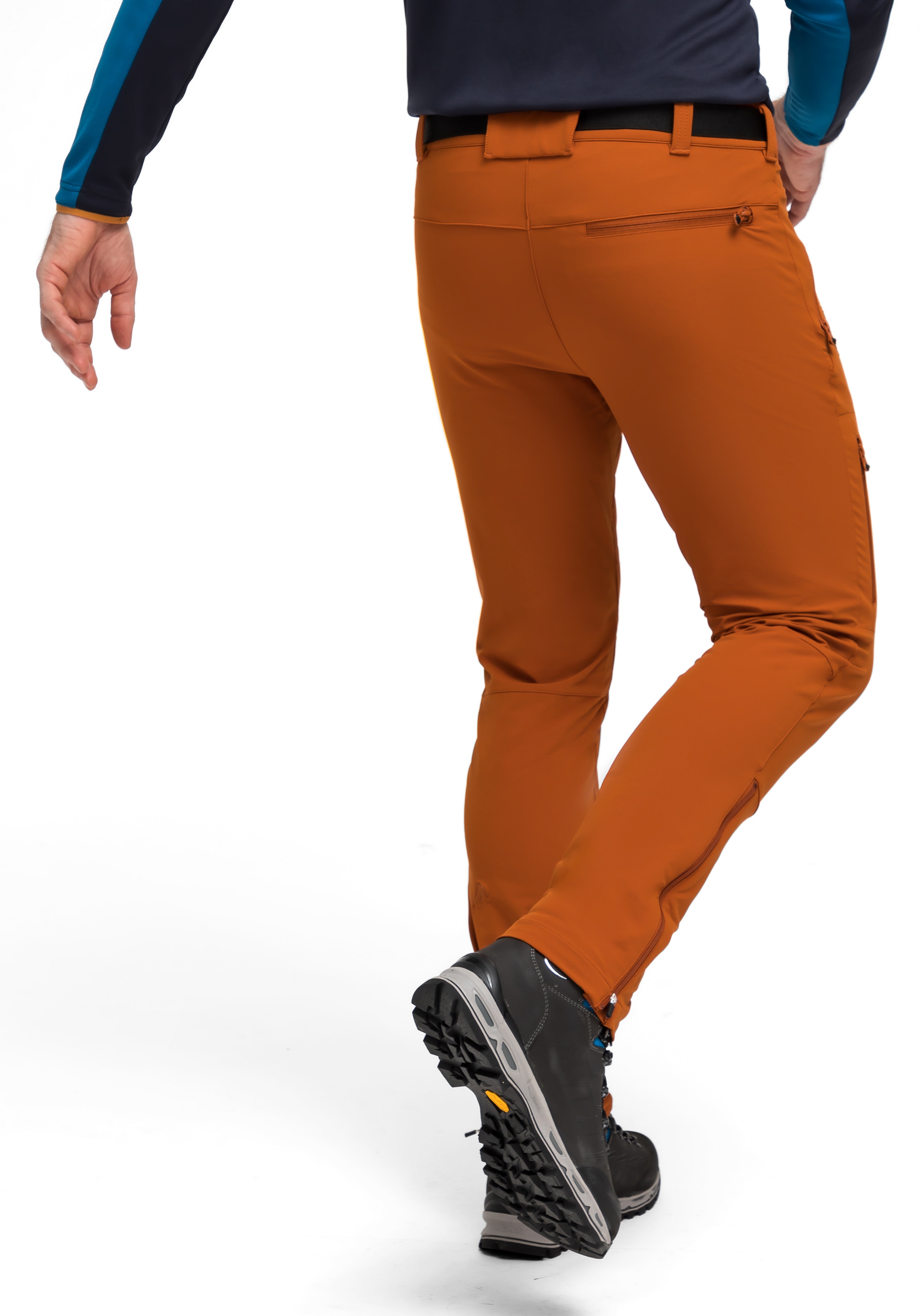 Maier Sports Funktionshose »Naturno slim«, Herren Wanderhose, elastische Trekking-Hose, 4 Taschen, Slim Fit