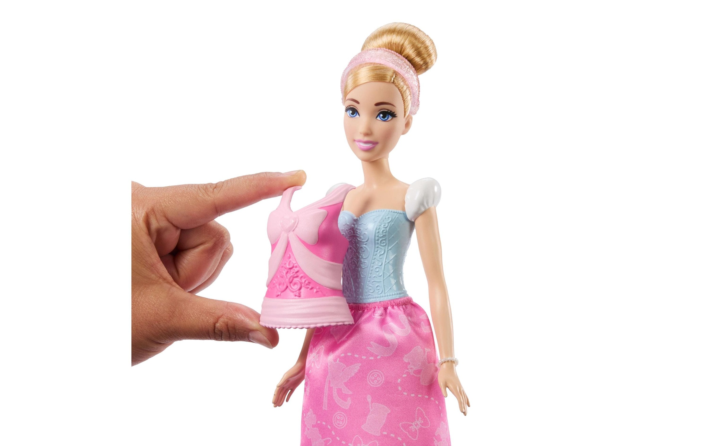 Disney Princess Anziehpuppe »2-in-1-Geschichten Cinderella-Modepuppe«