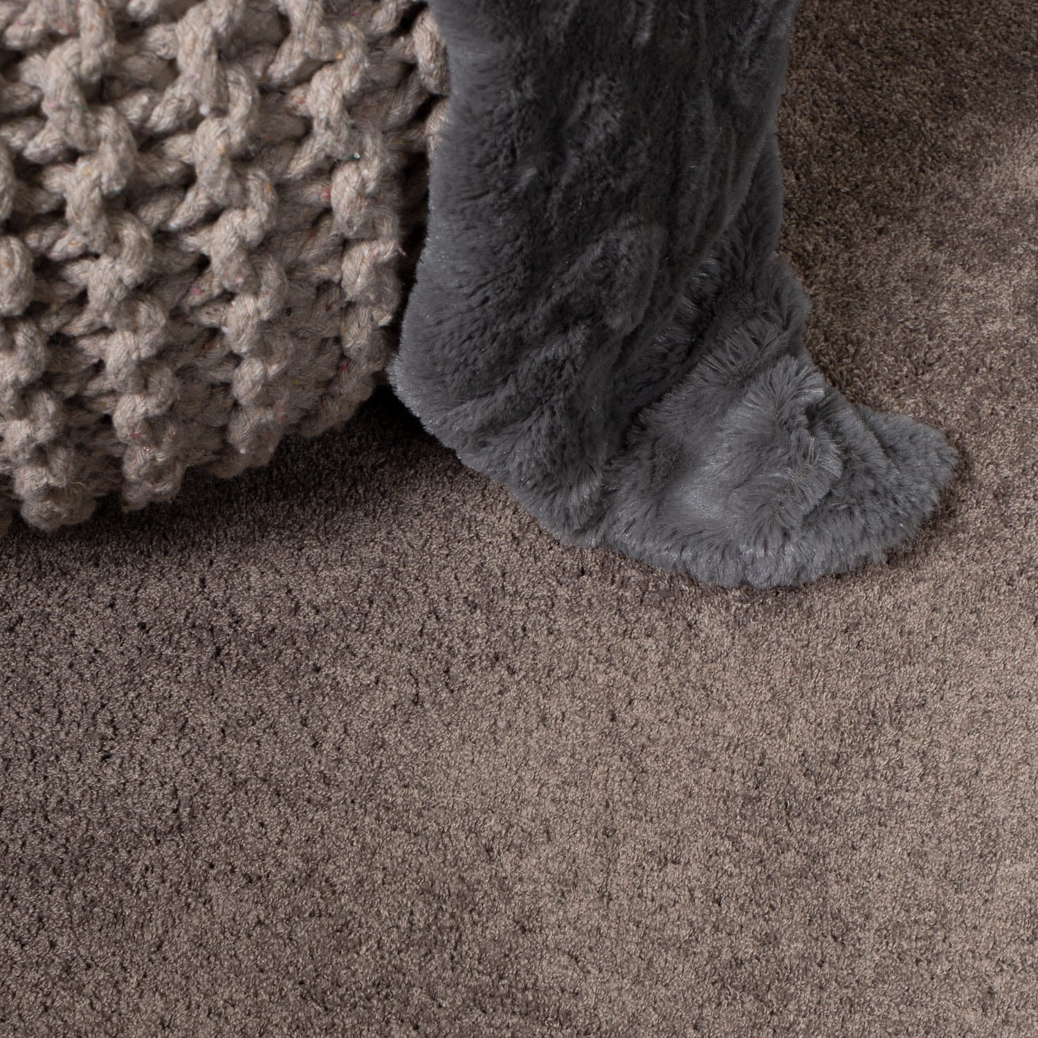 Carpet City Teppich »Softshine 2236«, rund, 14 mm Höhe, besonders weich, Uni Farben, ideal für Wohnzimmer & Schlafzimmer