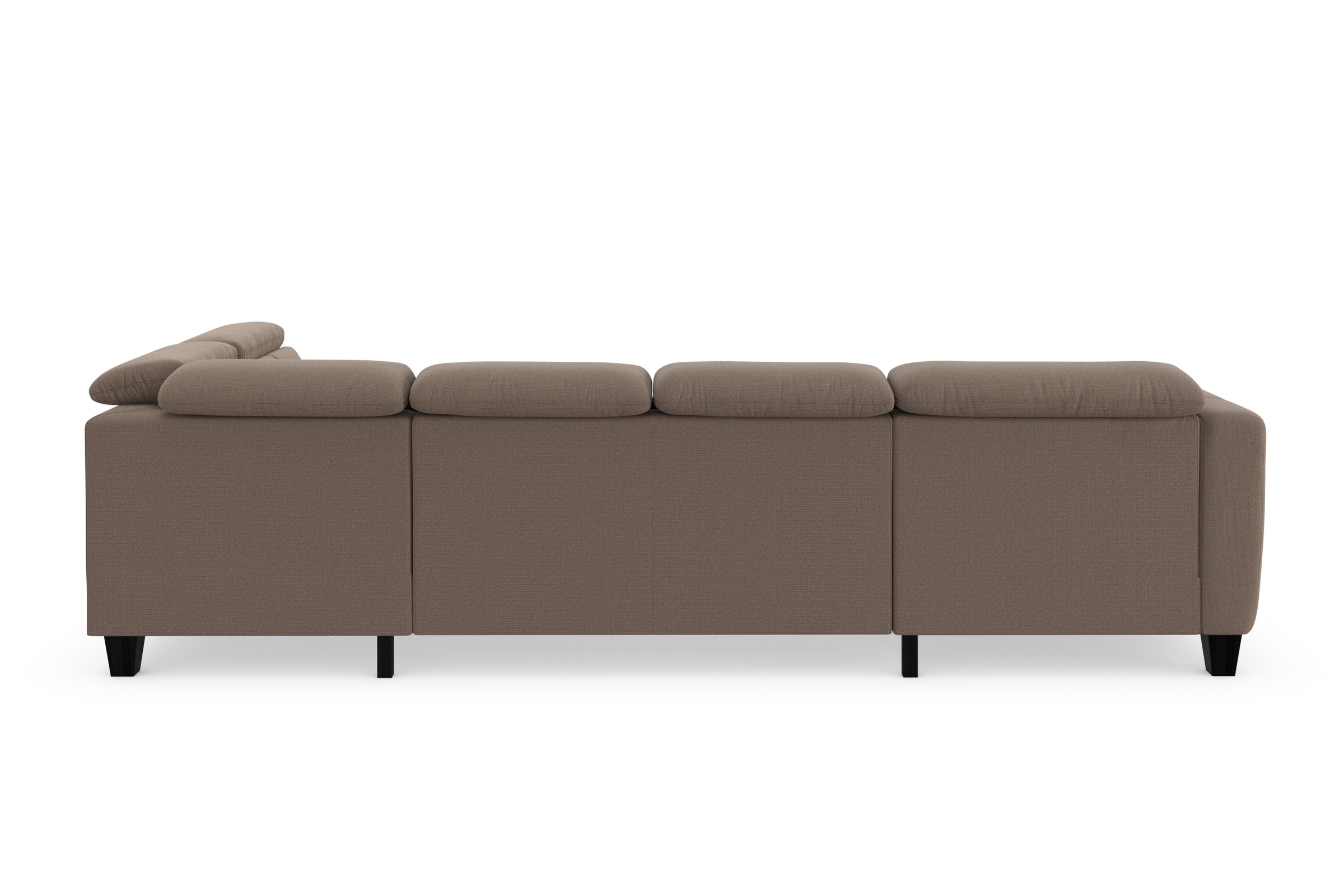 sit&more Wohnlandschaft »Belluci U-Form«, Kopfteilverstellung und Federkern, wahlweise mit Bettfunktion
