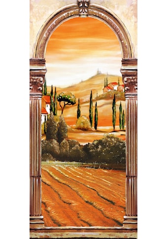 Papermoon Fototapete »Toscana - Türtapete«, matt, Vlies, 2 Bahnen, 90 x 200 cm kaufen