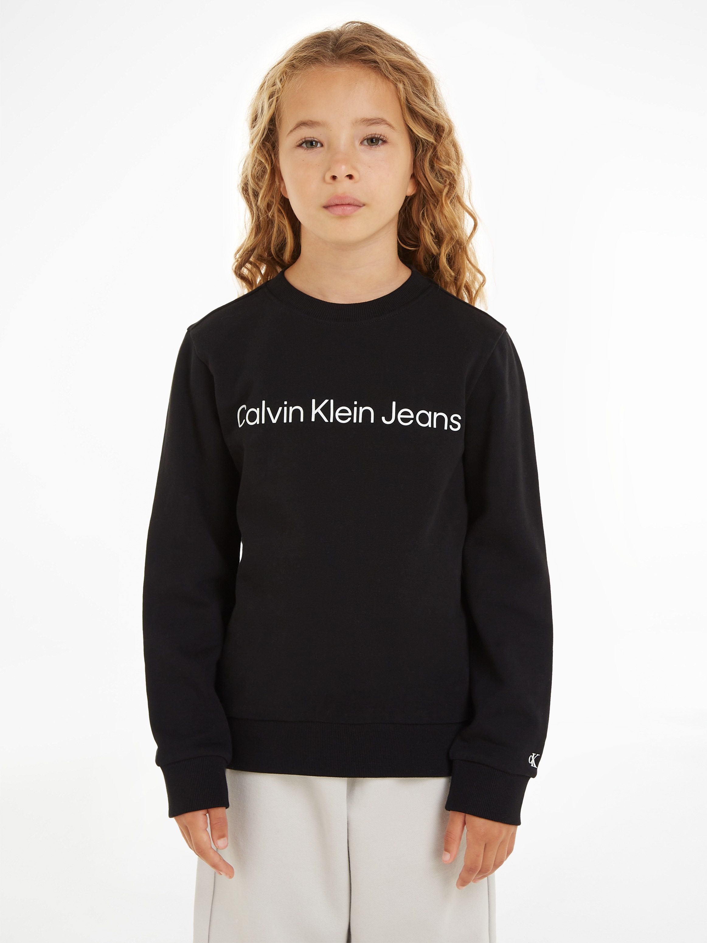 Calvin Klein Jeans Sweatshirt »INST. LOGO REGULAR CN«, für Kinder bis 16 Jahre