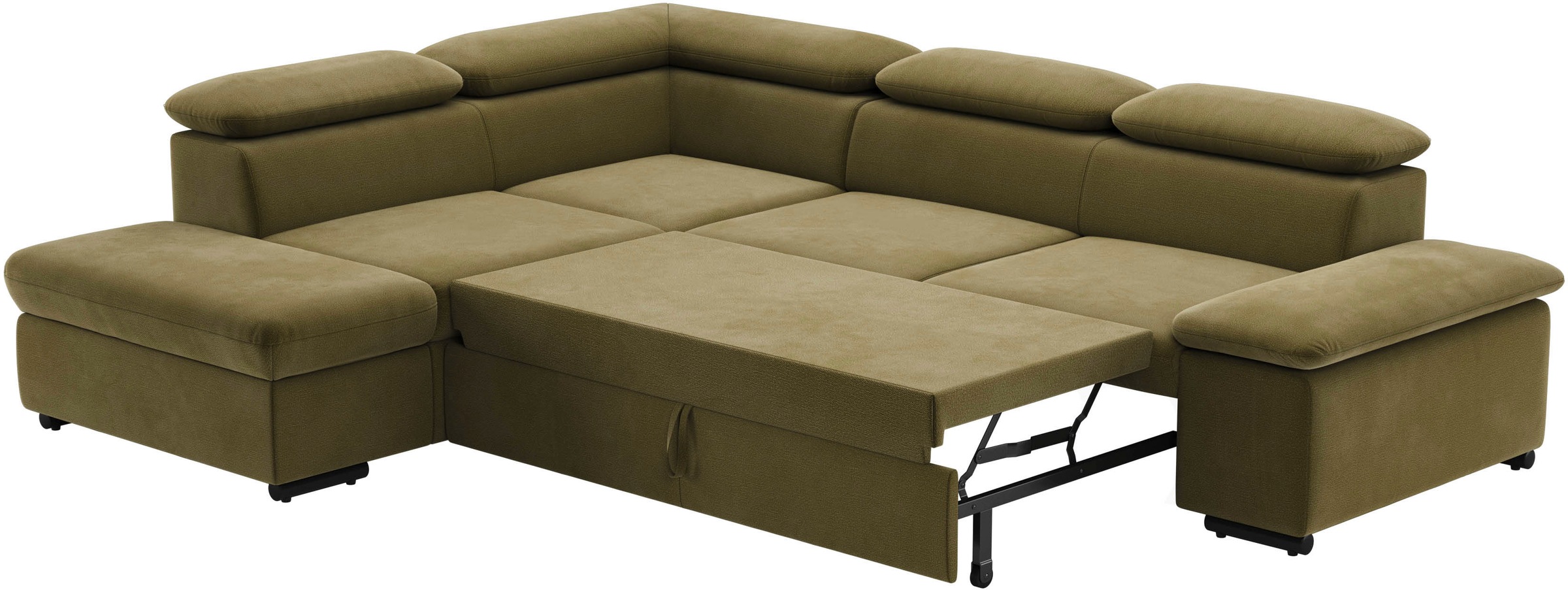 sit&more Ecksofa »Alcudia L-Form«, mit Armteilverstellung, optional Kopfteilverstellung und Bettfunktion