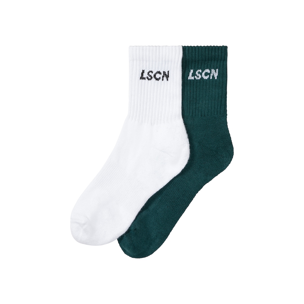 LSCN by LASCANA Tennissocken, (Packung, 2 Paar)