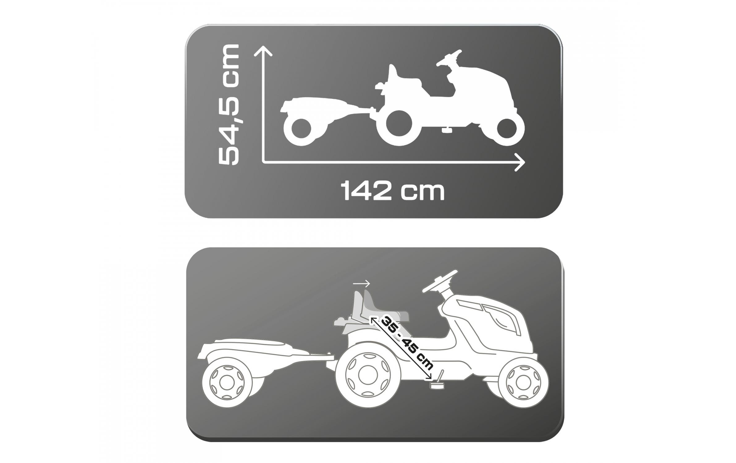 Smoby Tretfahrzeug »Farmer XL Schwarz«