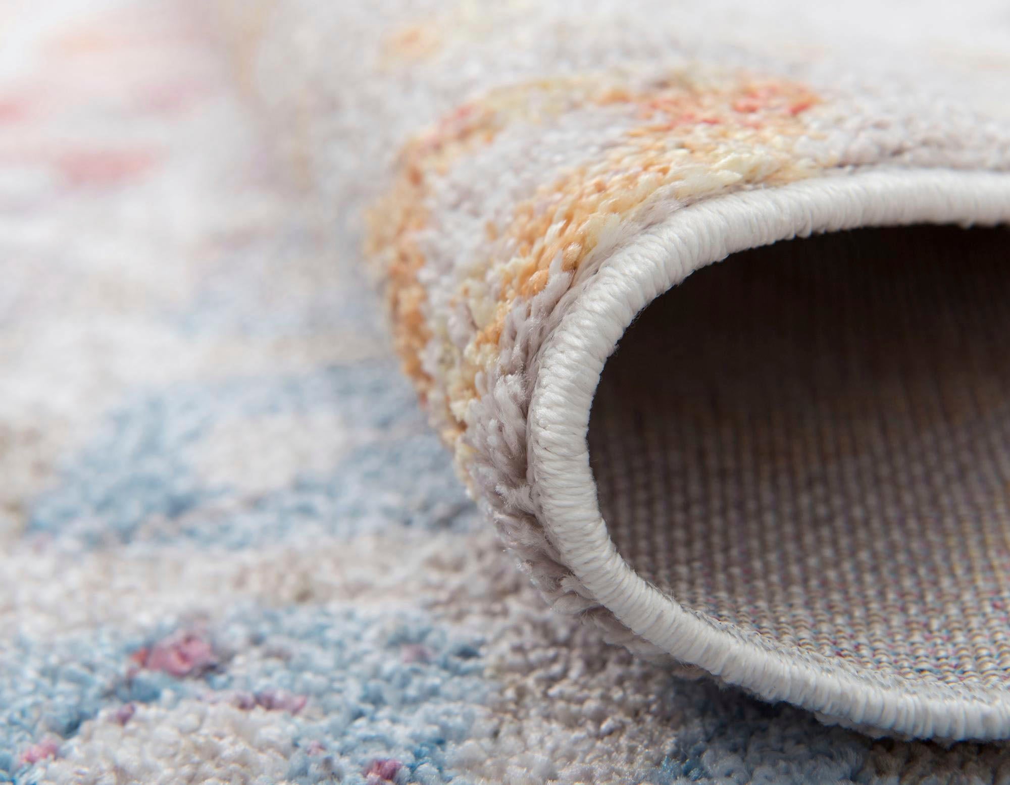 Myflair Möbel & Accessoires Teppich »Coloured Lagerräumung«, rechteckig, 8 mm Höhe, Kurzflor, gewebt, modernes Design, buntes Rauten Muster