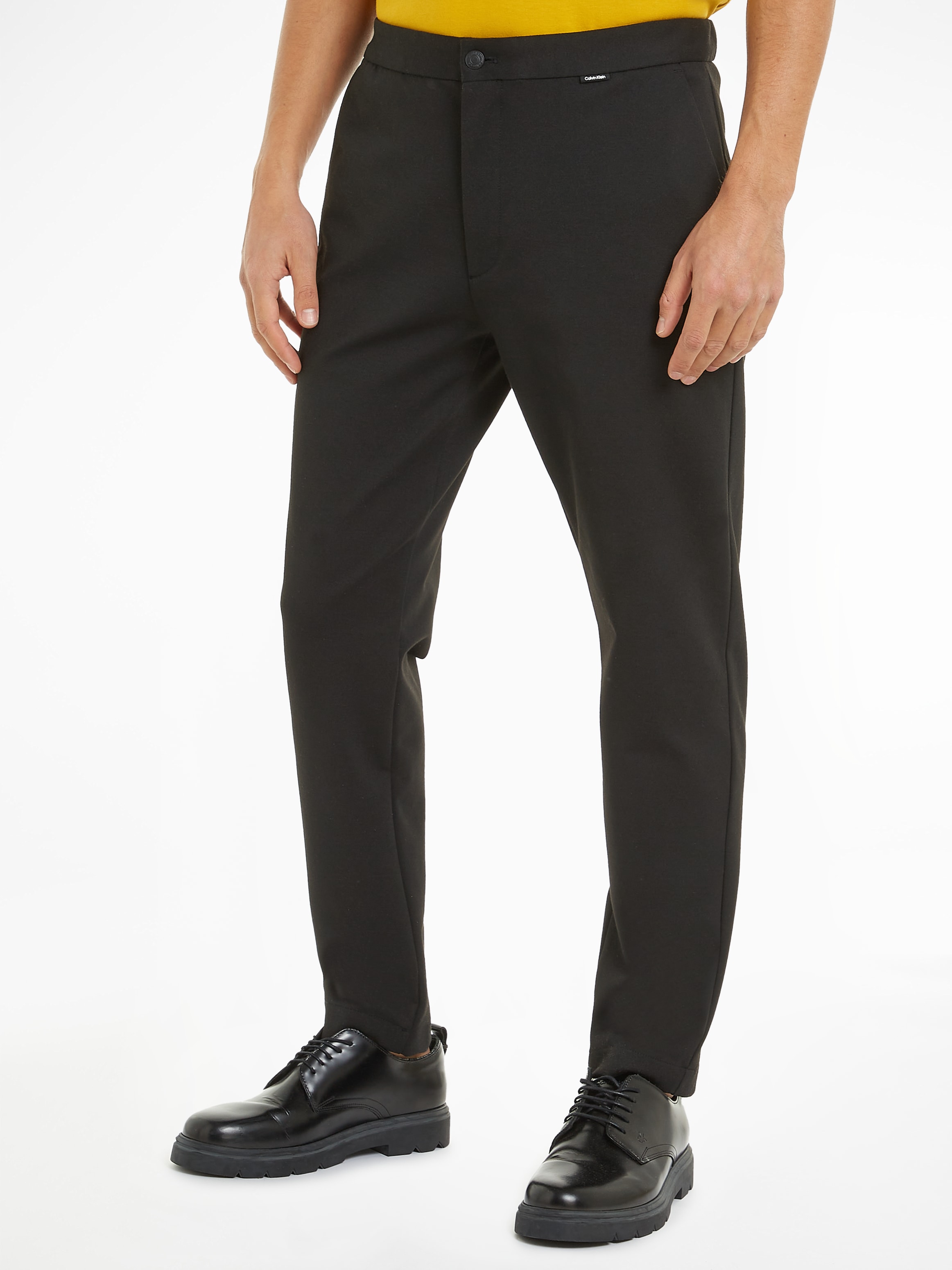 Chinohose »COMFORT KNIT TAPERED PANT«