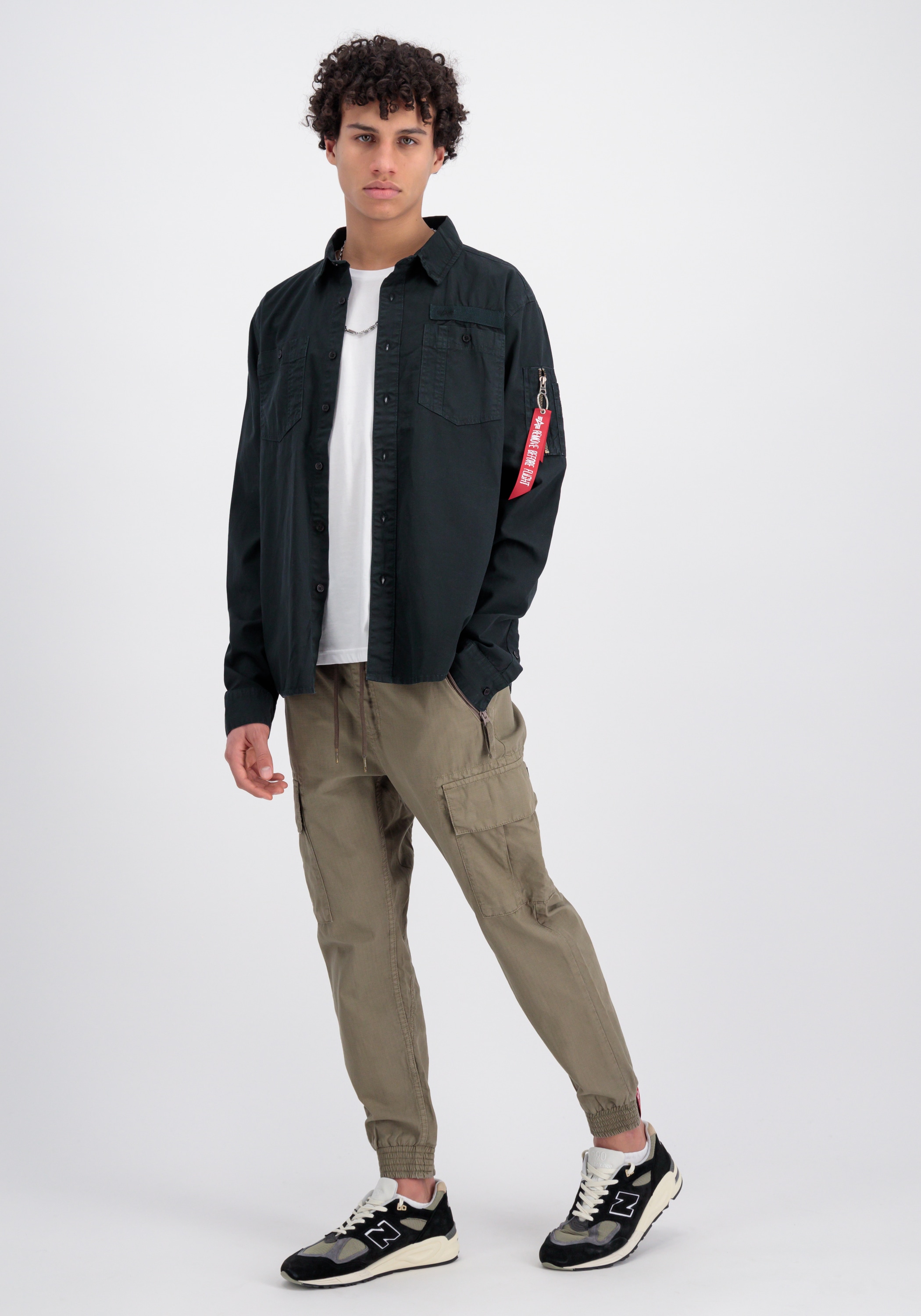 Alpha Industries Oversize-Shirt »Alpha Industries Men - Shirts Air Force EMB Shirt«