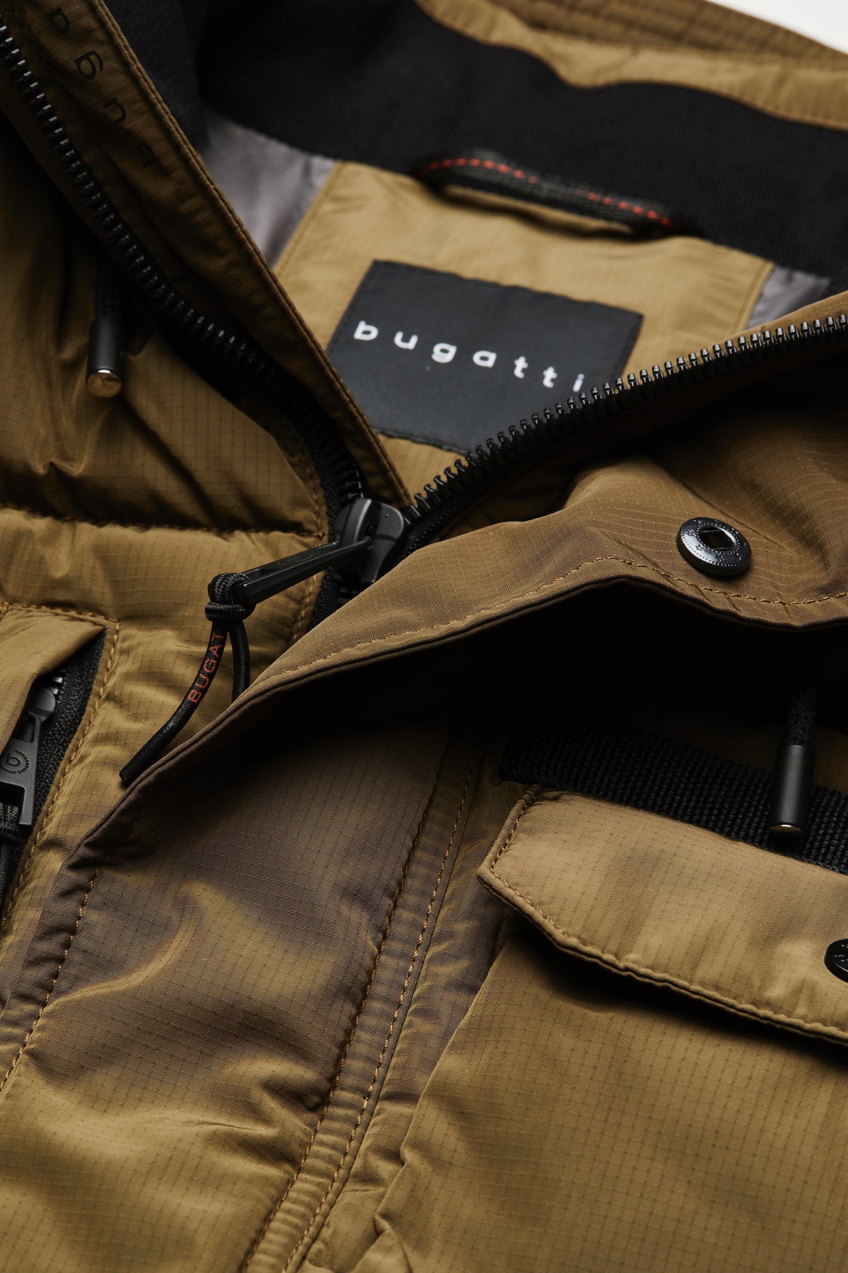 bugatti Langjacke, mit abtrennbarer Kapuze
