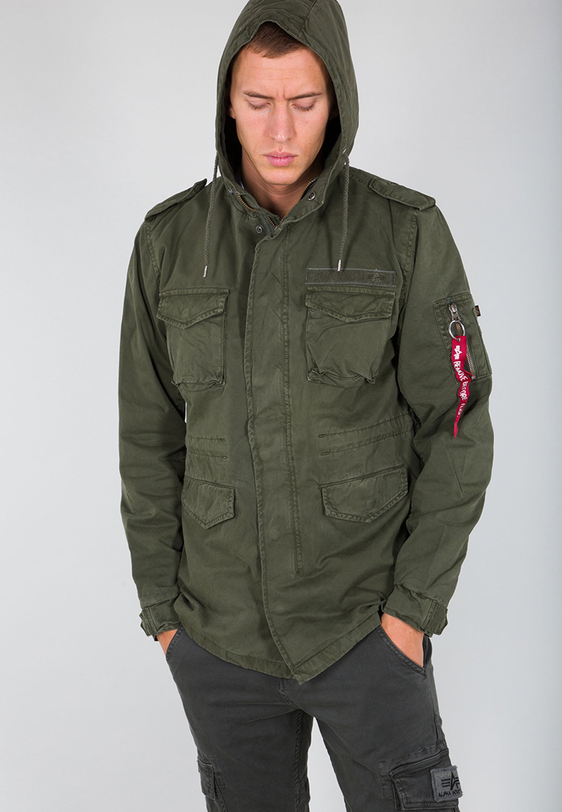 Alpha Industries Fieldjacket »Alpha Industries Men - Field Jackets Huntington Hood«