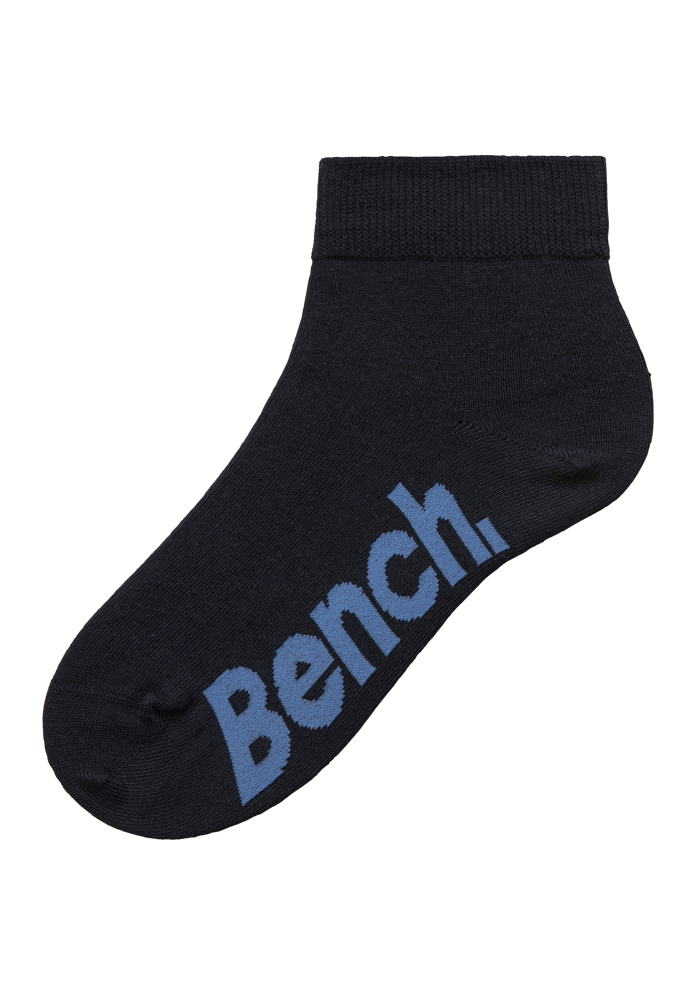 Bench. Kurzsocken, (Federtasche, 7 Paar), in ansprechendem Mäppchen mit Reissverschluss