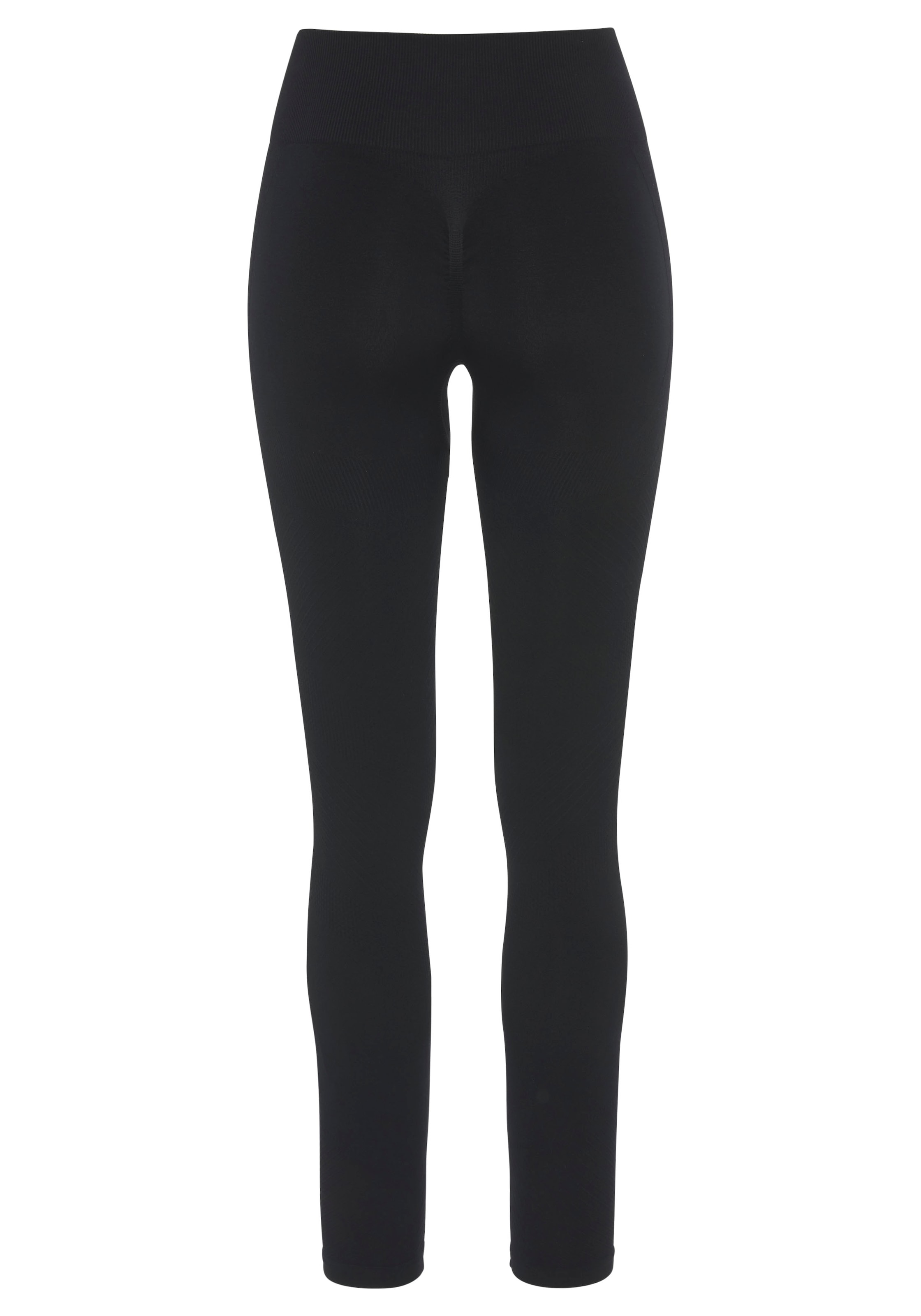 LASCANA Seamless Leggings »- Po Push Up Leggings«, mit Rippstruktur und Shapingeffekt, Sporthose, Sportleggings