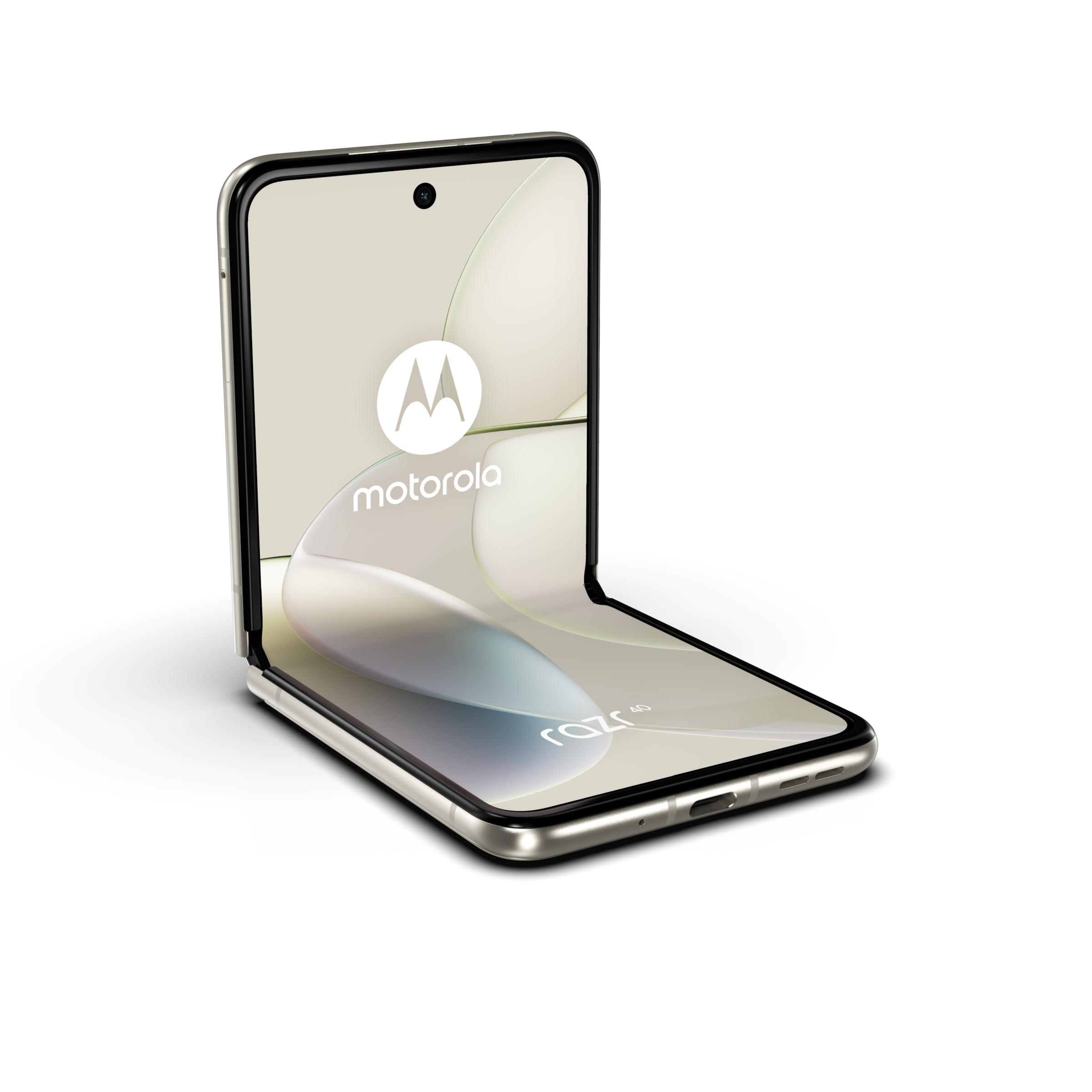 Smartphone »Motorola razr 40«, Cream, 17,5 cm/6,9 Zoll, 256 GB Speicherplatz, 64 MP...