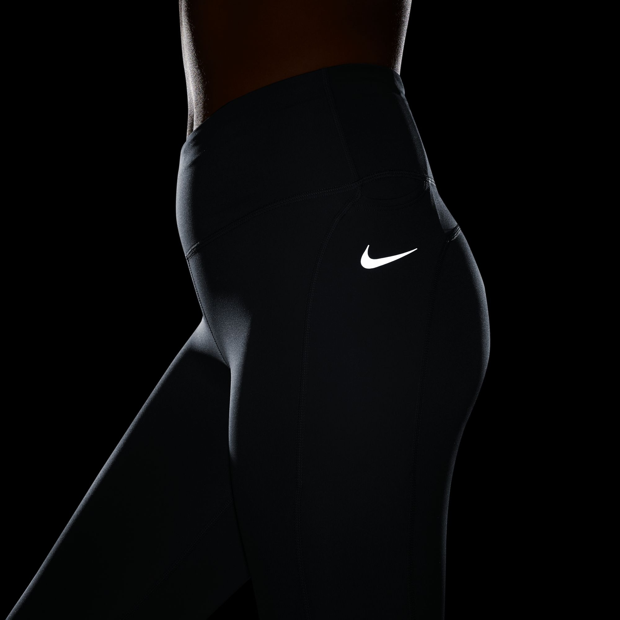 Nike Lauftights »EPIC FAST WOMEN'S MID-RISE POCKET RUNNING LEGGINGS«