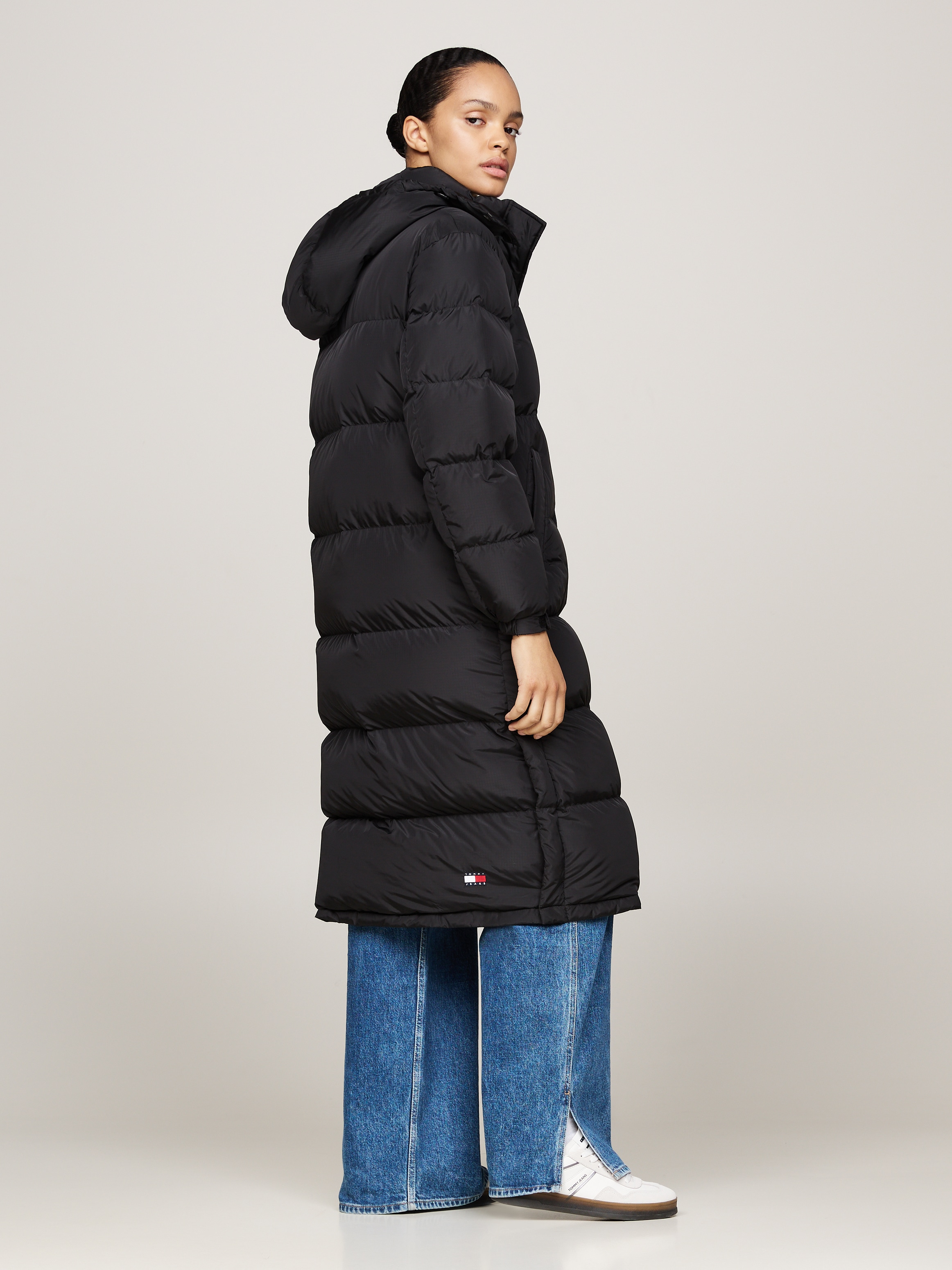 Tommy Jeans Curve Steppmantel »TJW ALASKA LONG PUFFER EXT«, in Grossen Grössen