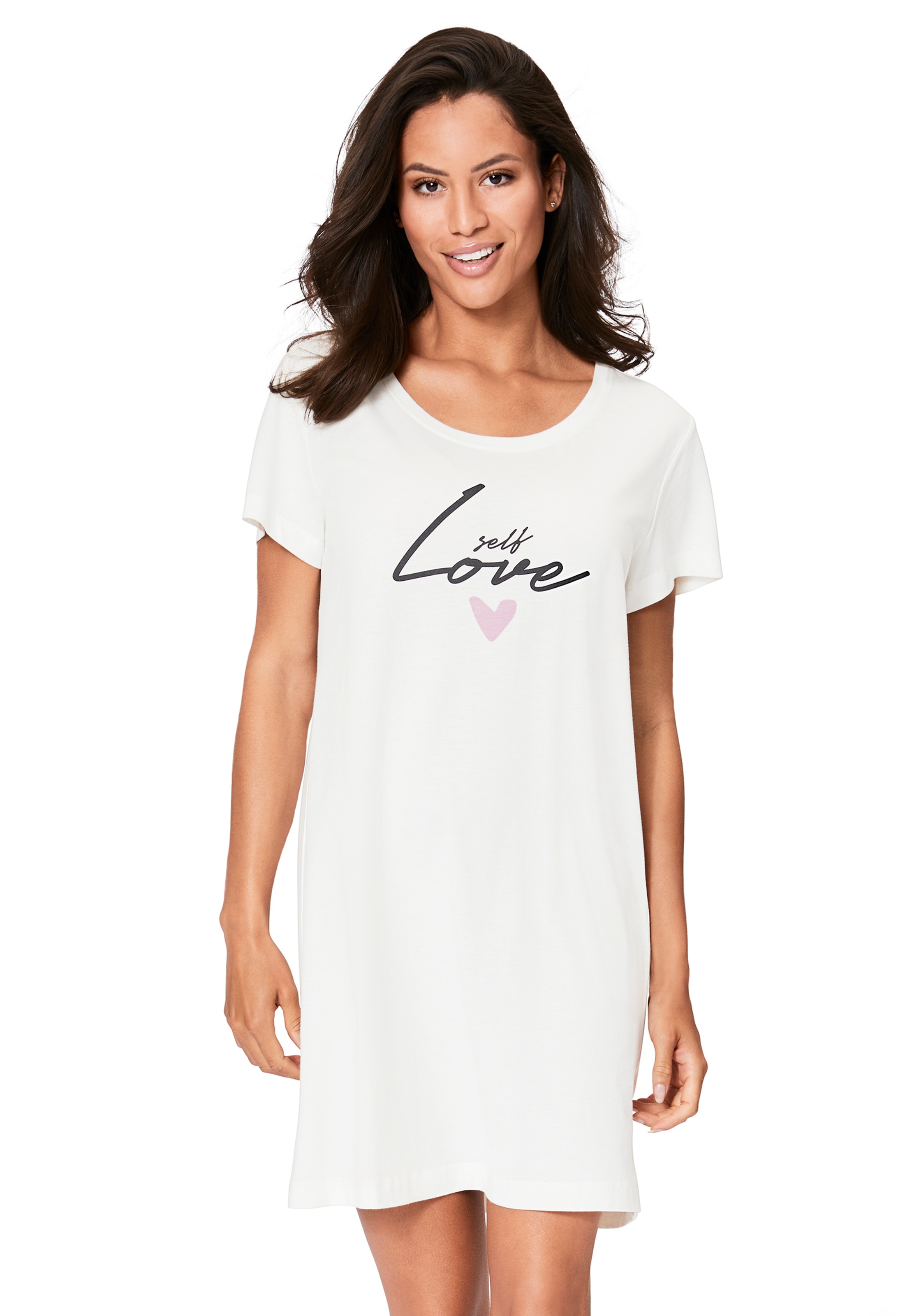 s.Oliver Sleepshirt mit Herzmotiven