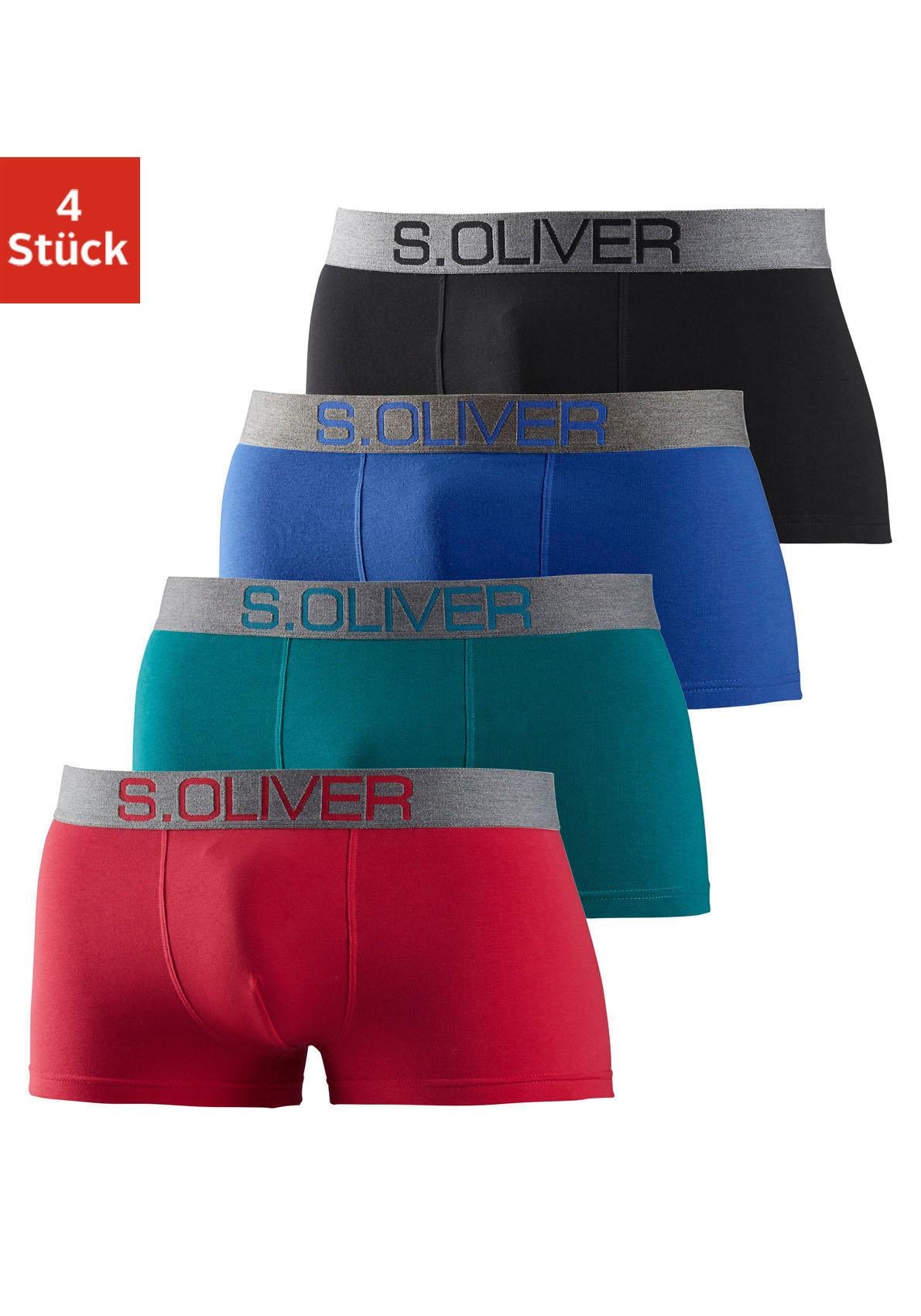 Boxer »Boxershorts für Herren«, (Packung, 4 St.), in Hipster-Form aus Baumwoll-Mix