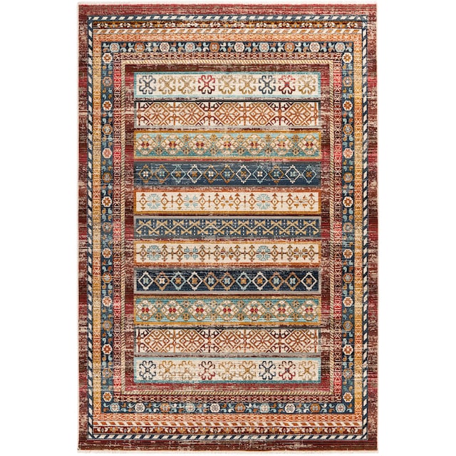 Obsession Teppich »My Inca 361«, rechteckig, Kurzflor, Orient-Optik, Vintage  Design, mit Fransen online bestellen | Jelmoli-Versand
