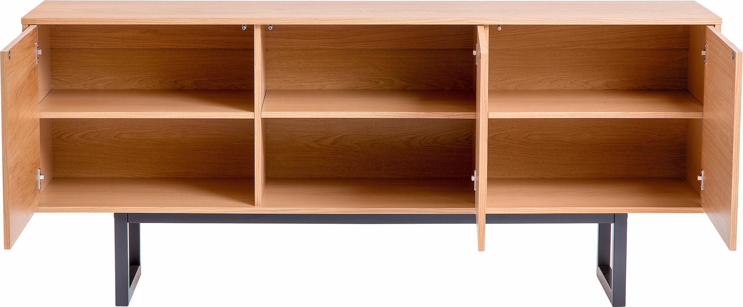 Woodman Sideboard »Malena«, Kommode mit Push-to open Funktion, Breite 175 cm, FSC®