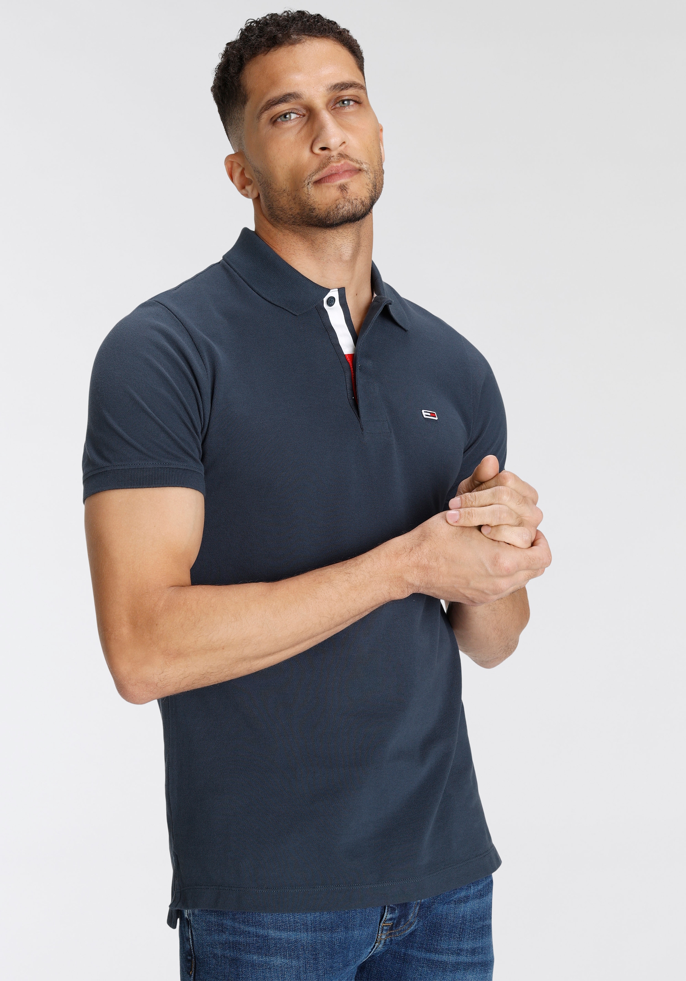 Tommy Jeans Poloshirt »TJM SLIM PLACKET POLO«