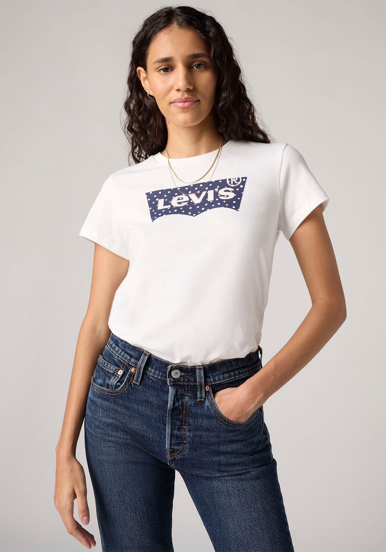 Levi's® T-Shirt »THE PERFECT TEE WHITES« mit Logoprint