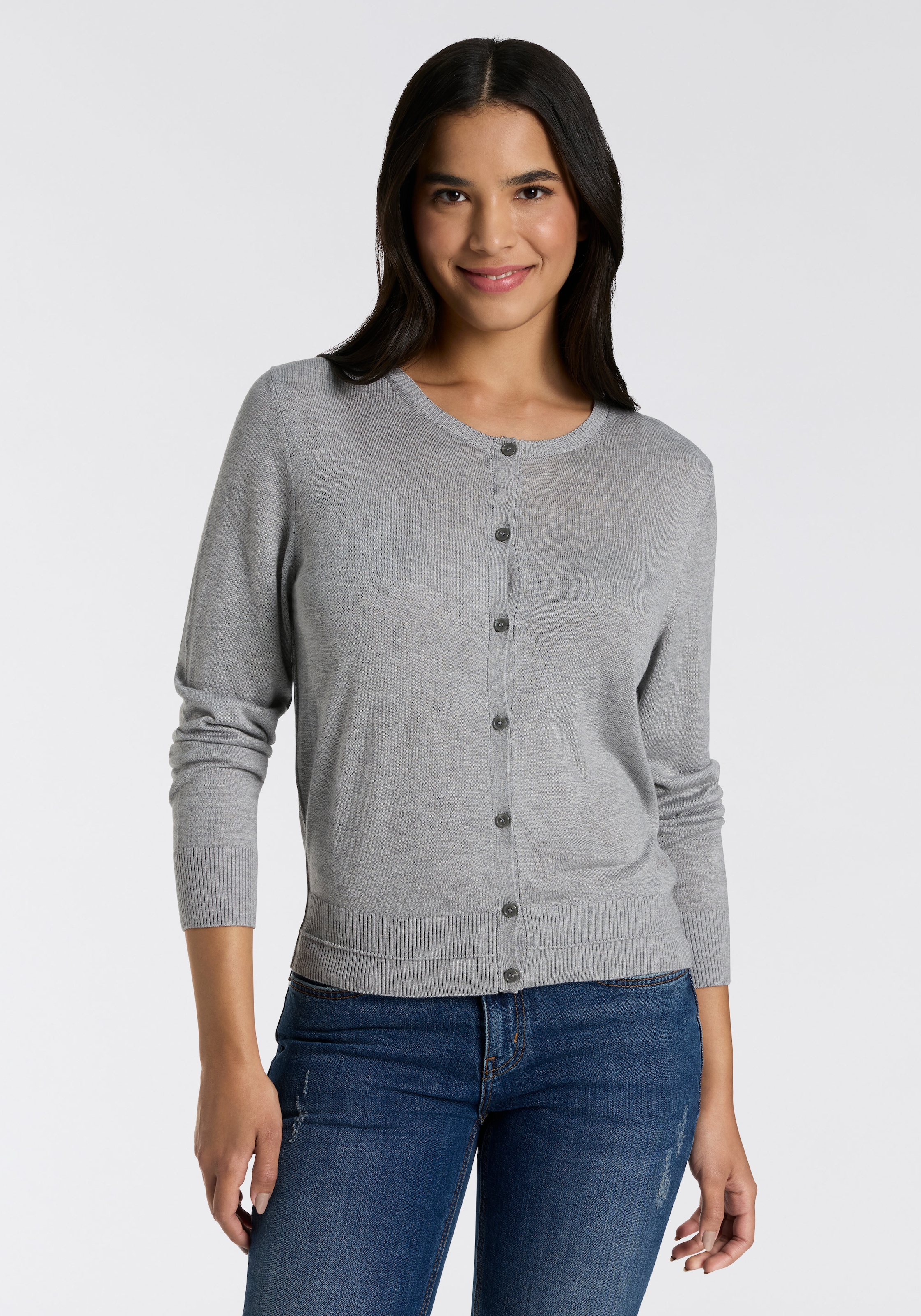 BOSS ORANGE Strickjacke »Fiaffizza Premium Damenmode« mit Kaschmir-Anteil