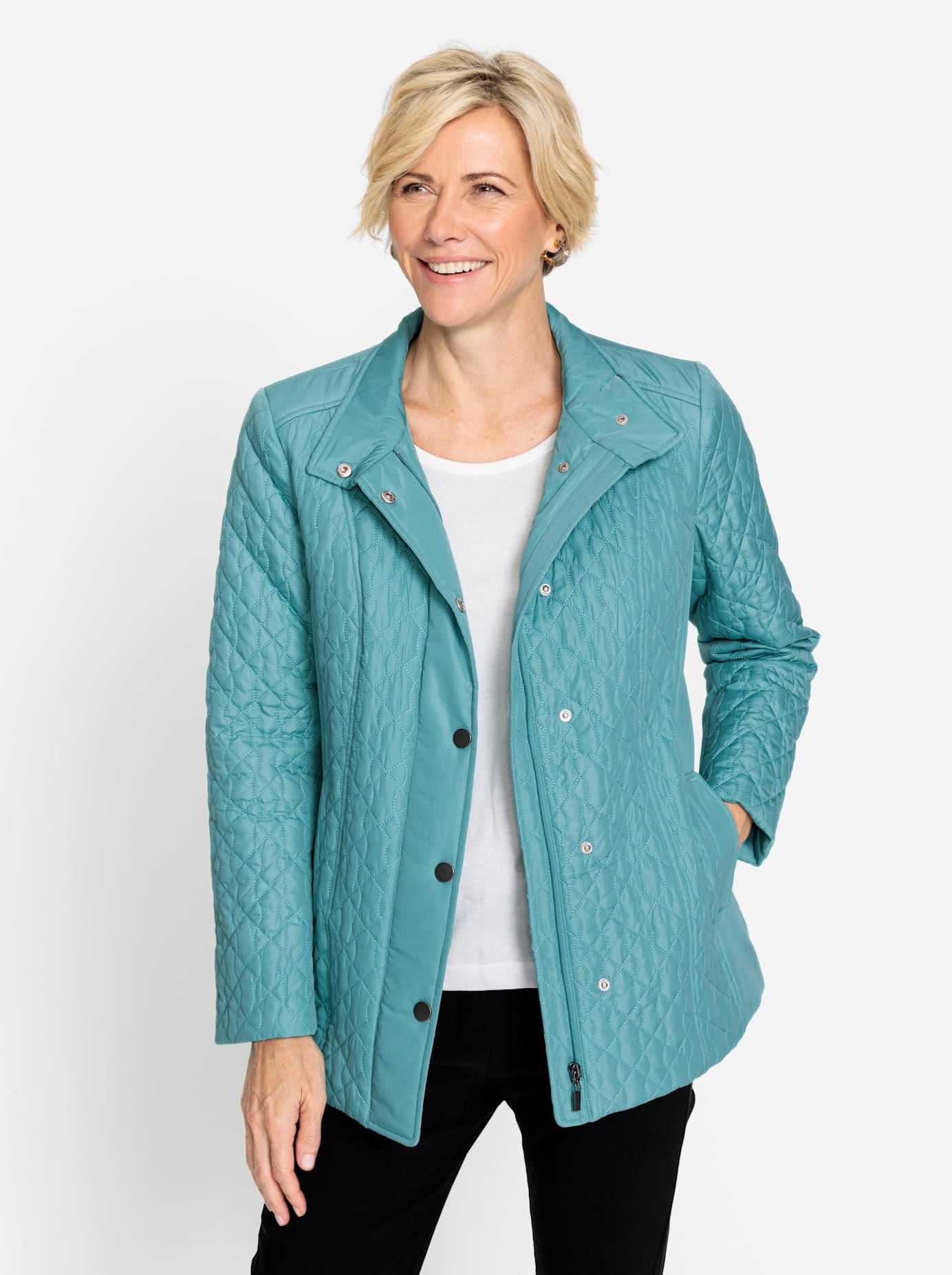 Classic Steppjacke ohne Kapuze