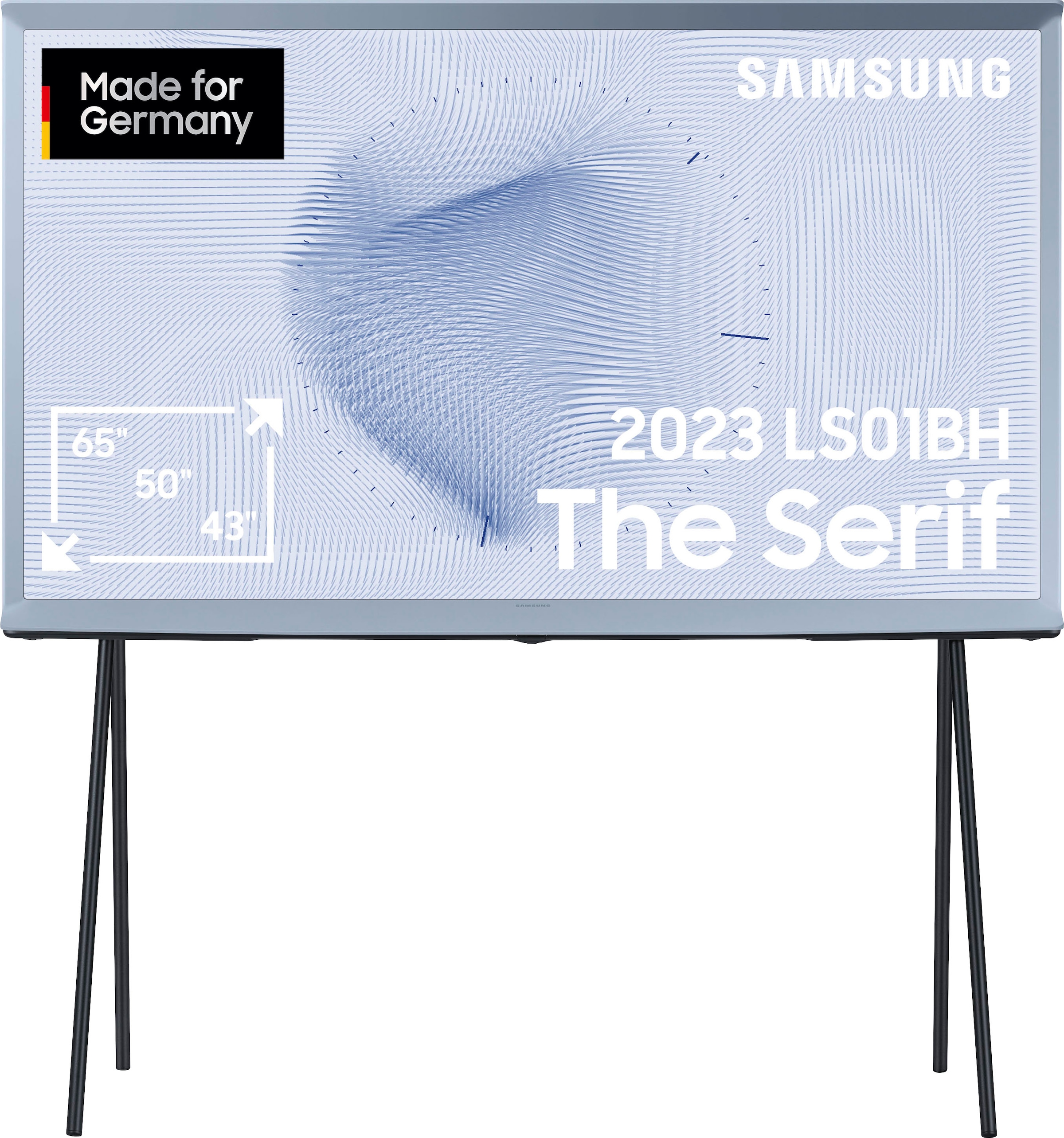 Samsung LED-Fernseher, 108 cm/43 Zoll, Smart-TV-Google TV, ikonisches Design, mattes Display, abnehmbare Standfüsse