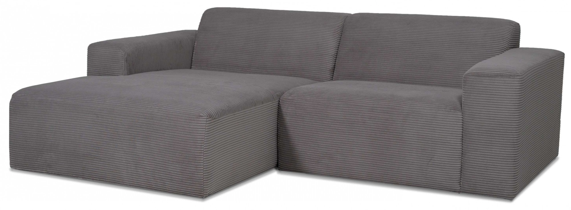 INOSIGN Ecksofa »Koa,228cm, L-Form, Modulsofa, Webstoff, Cord, Struktur«, Designsofa, weicher Lounge-Sitzkomfort, Welleunterfederung, bodentief