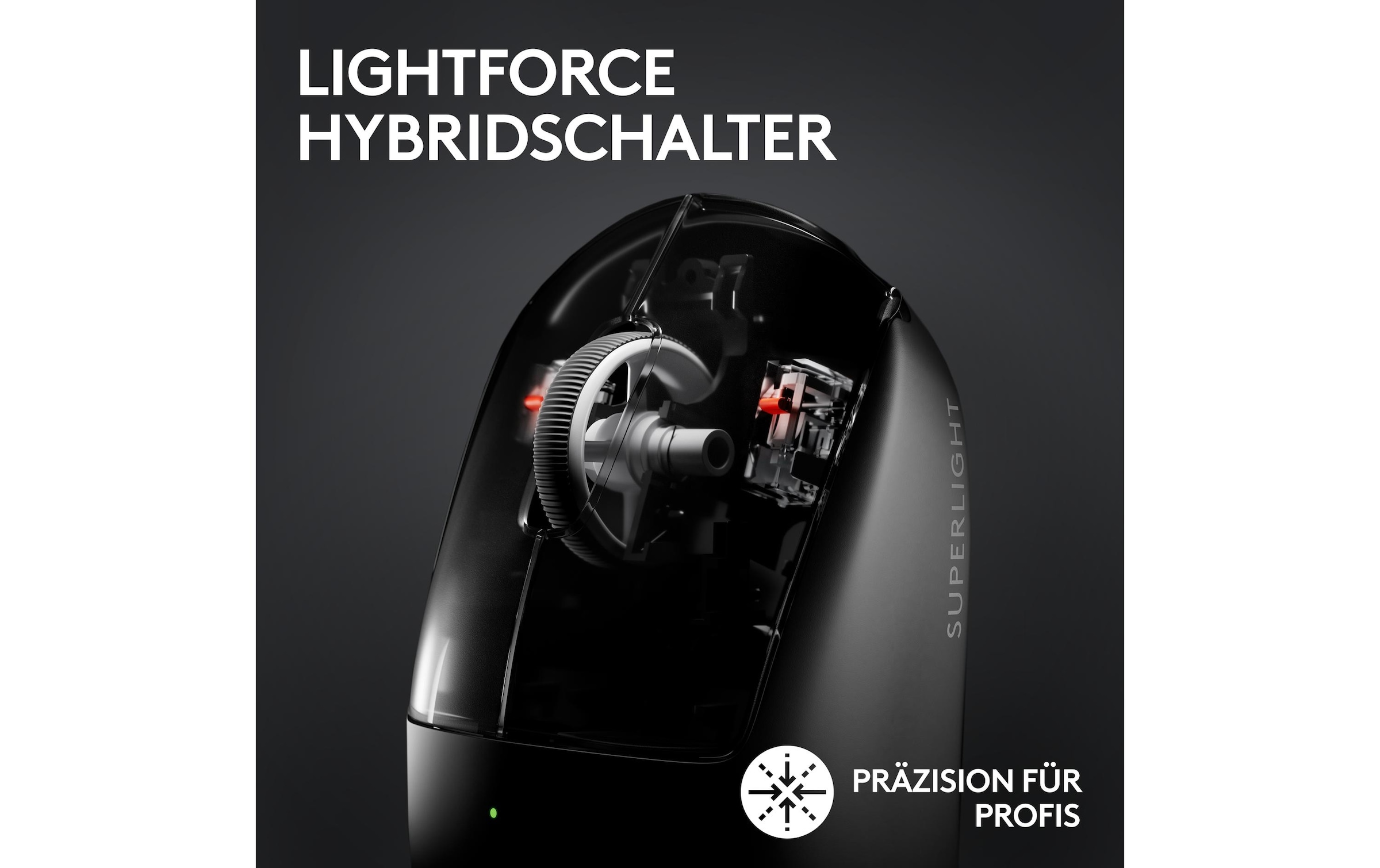 Logitech Gaming-Maus »Pro X Superlight 2 Lightspeed Schwarz«, Funk-kabellos