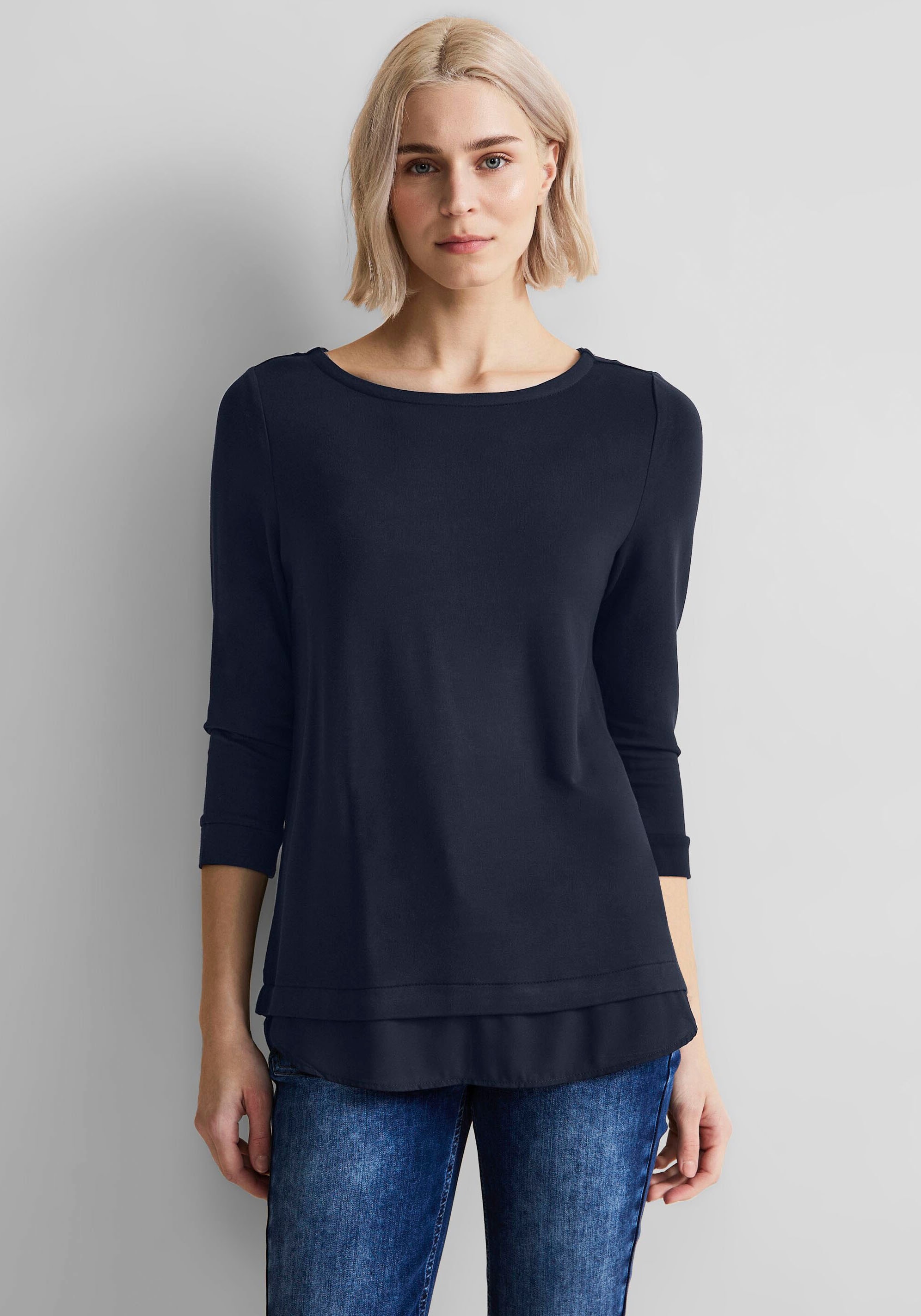 STREET ONE 3/4-Arm-Shirt, im Lagenlook online kaufen | Jelmoli-Versand