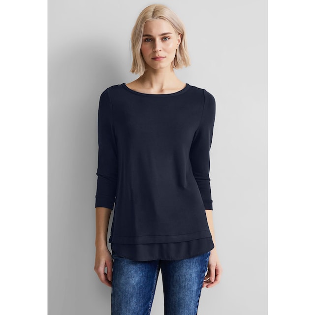 STREET ONE 3/4-Arm-Shirt, im Lagenlook online kaufen | Jelmoli-Versand