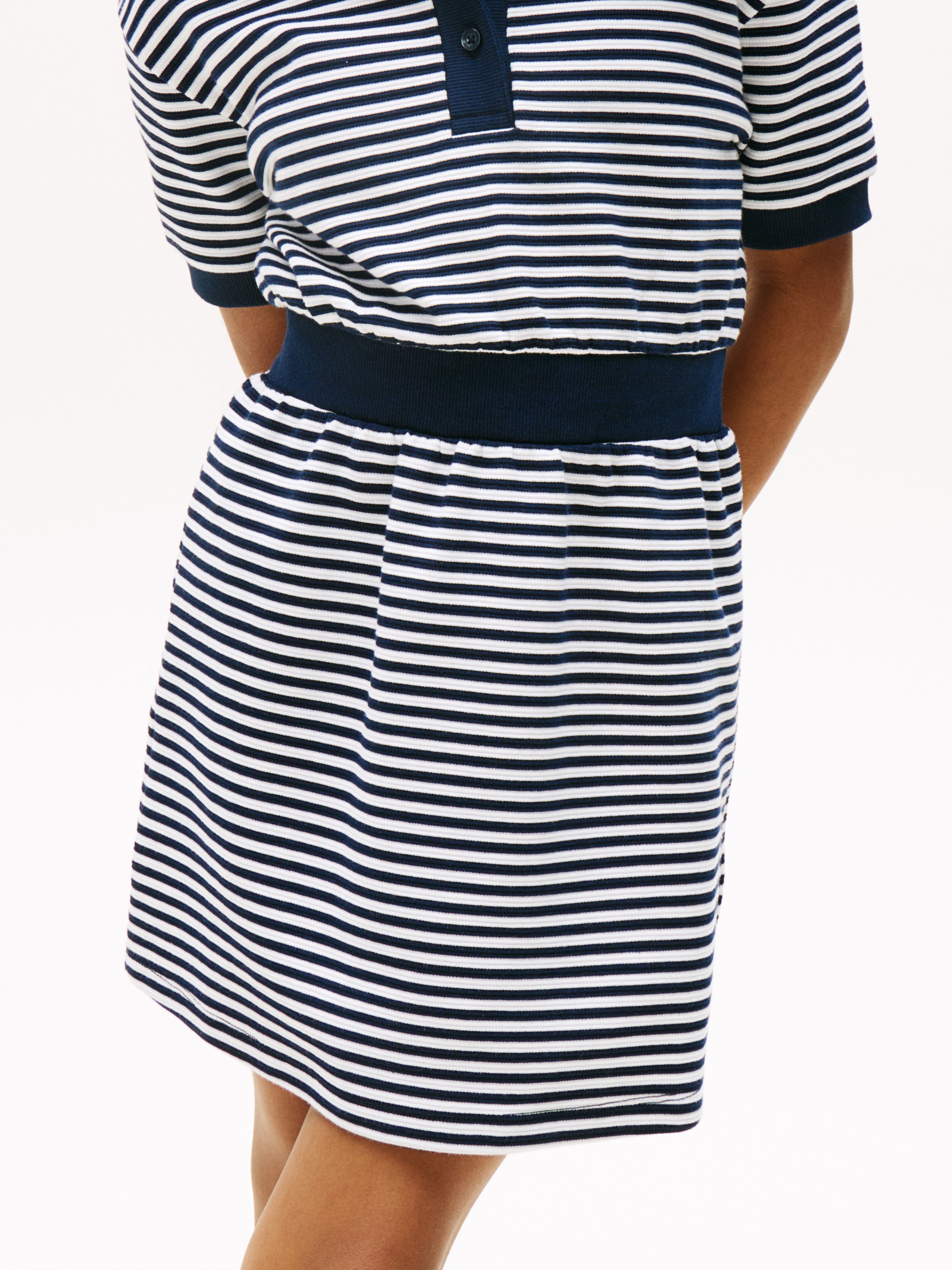Tommy Hilfiger Polokleid »POLO STRIPE DRESS SS«, für Kinder bis 16 Jahre, mit Polokragen
