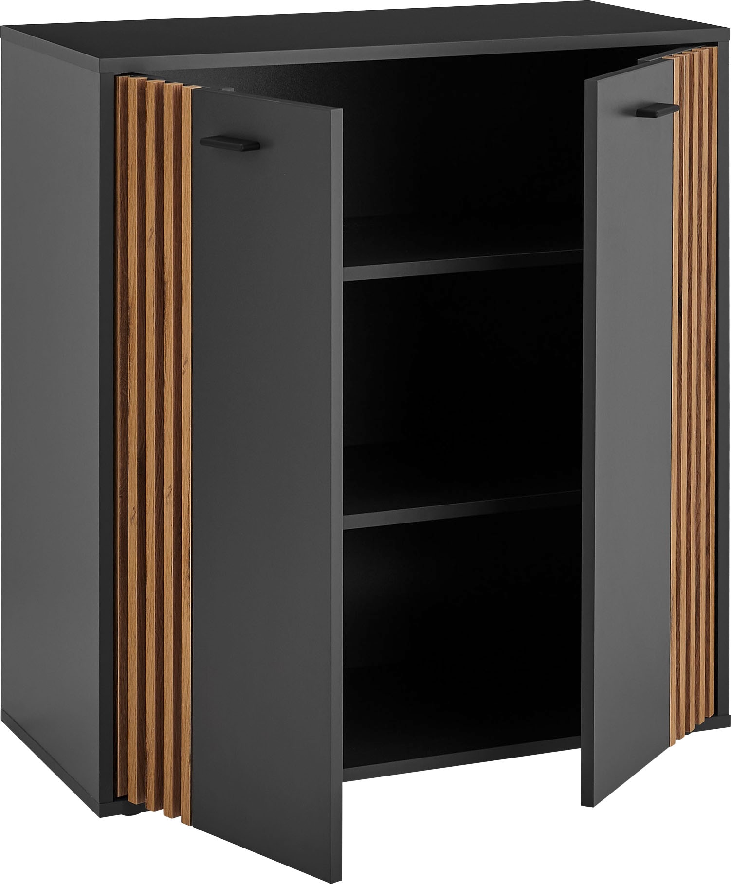HBZ Sideboard »Dublin Kommode, BxHxT 80x86x38cm«, (1 St.), Breite 80cm, Softclose, Metallgriffe