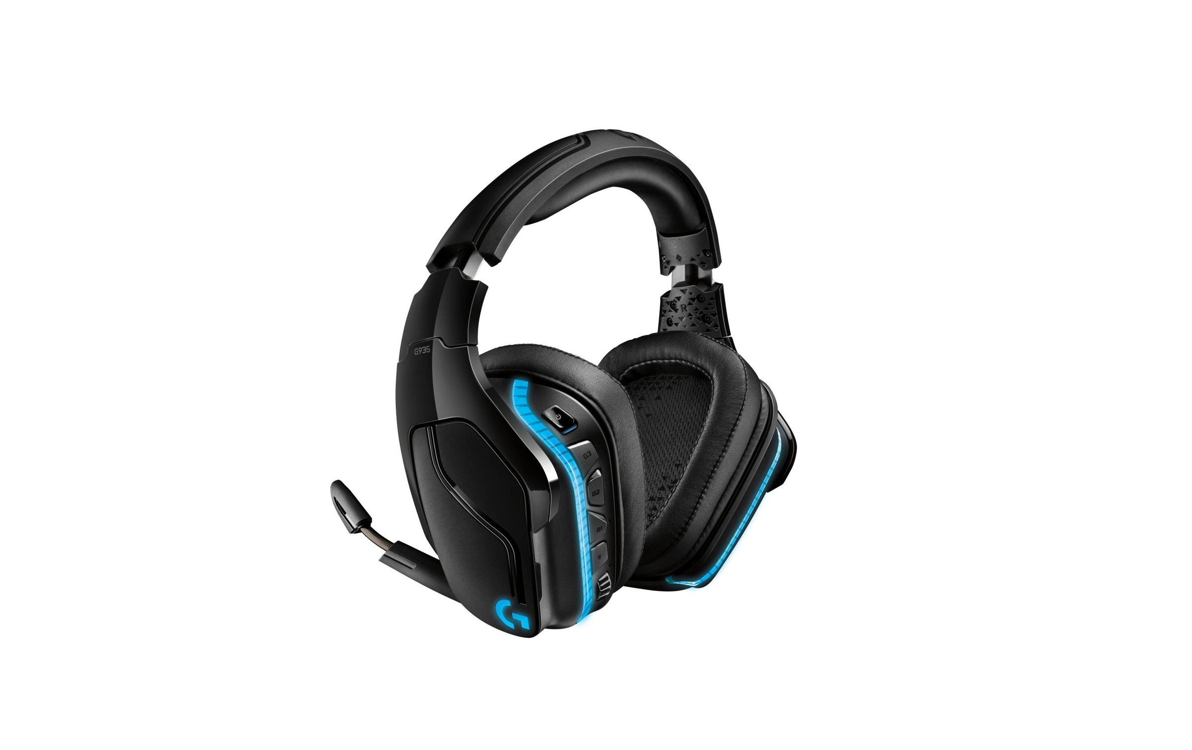 Logitech Gaming-Headset »G935 7.1 Surround Wireless Schwarz«, Noise-Cancelling