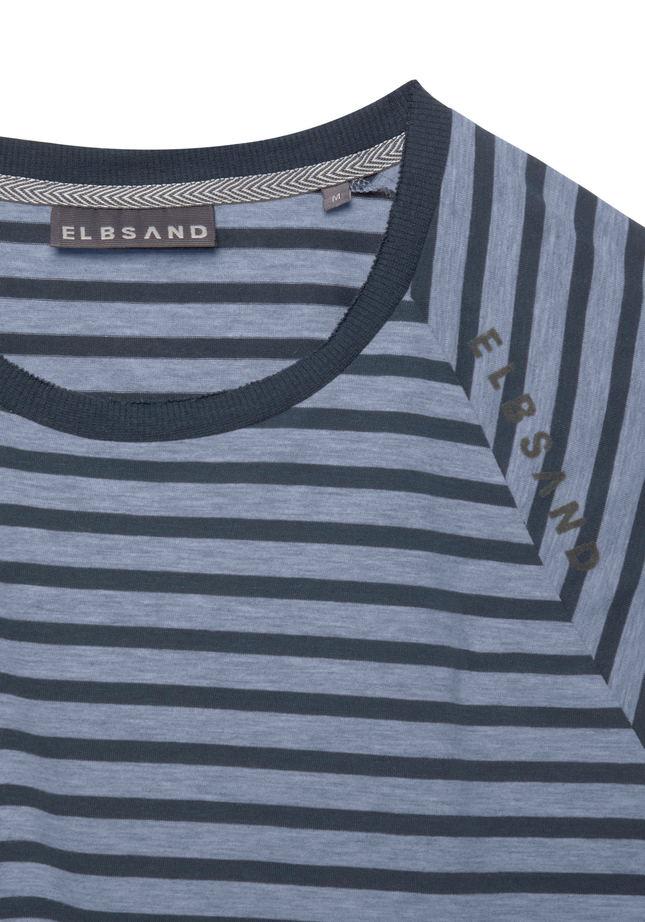 Elbsand Kurzarmshirt »Caira«, mit Streifen, T-Shirt aus Baumwoll-Mix, sportlich und bequem