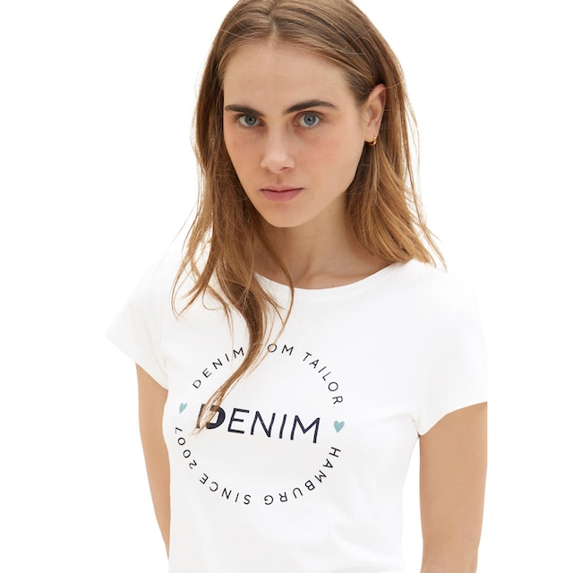 TOM TAILOR Denim T-Shirt, (Packung, 2 tlg., 2-er Pack) online shoppen bei  Jelmoli-Versand Schweiz